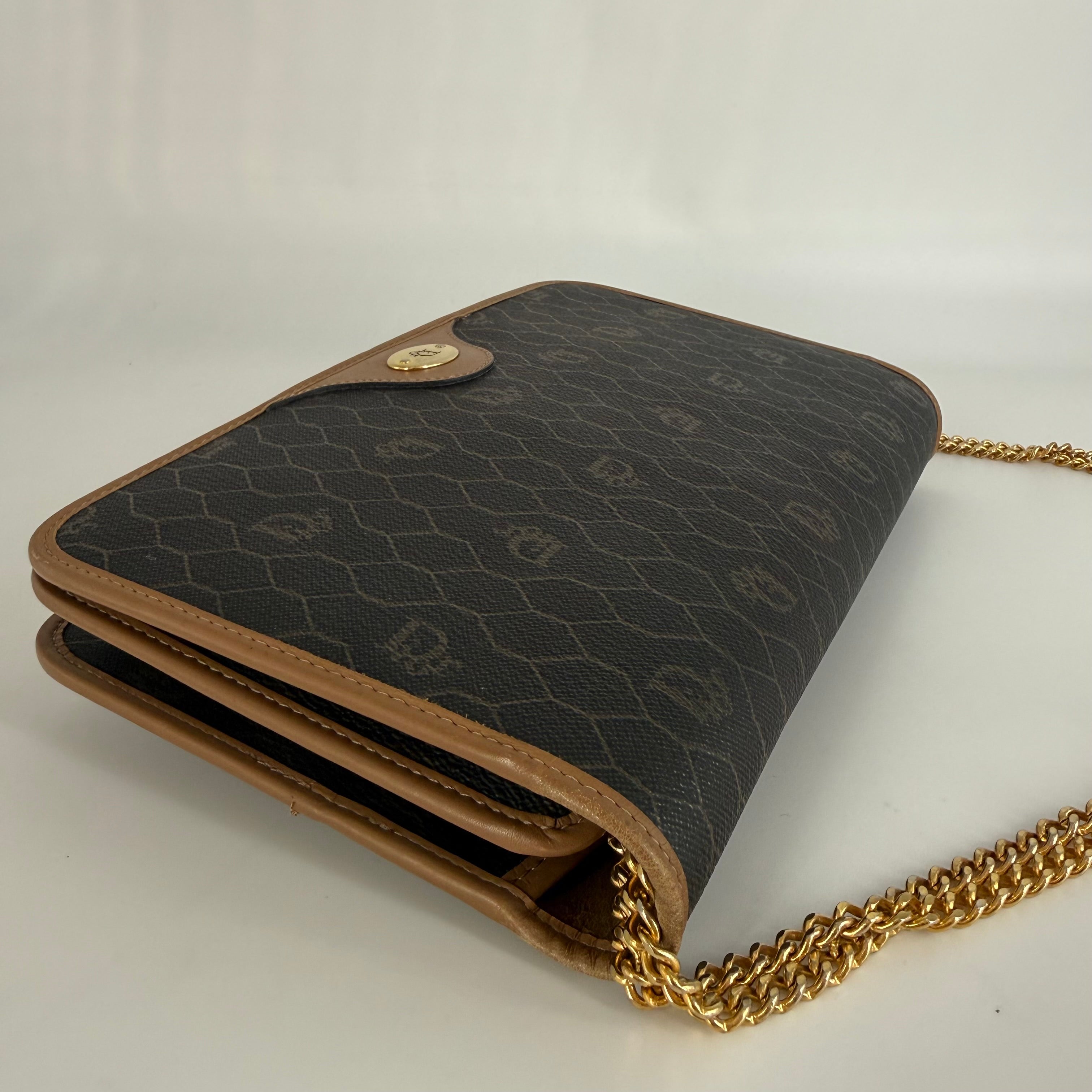 Honeycomb Canvas Shoulder Bag