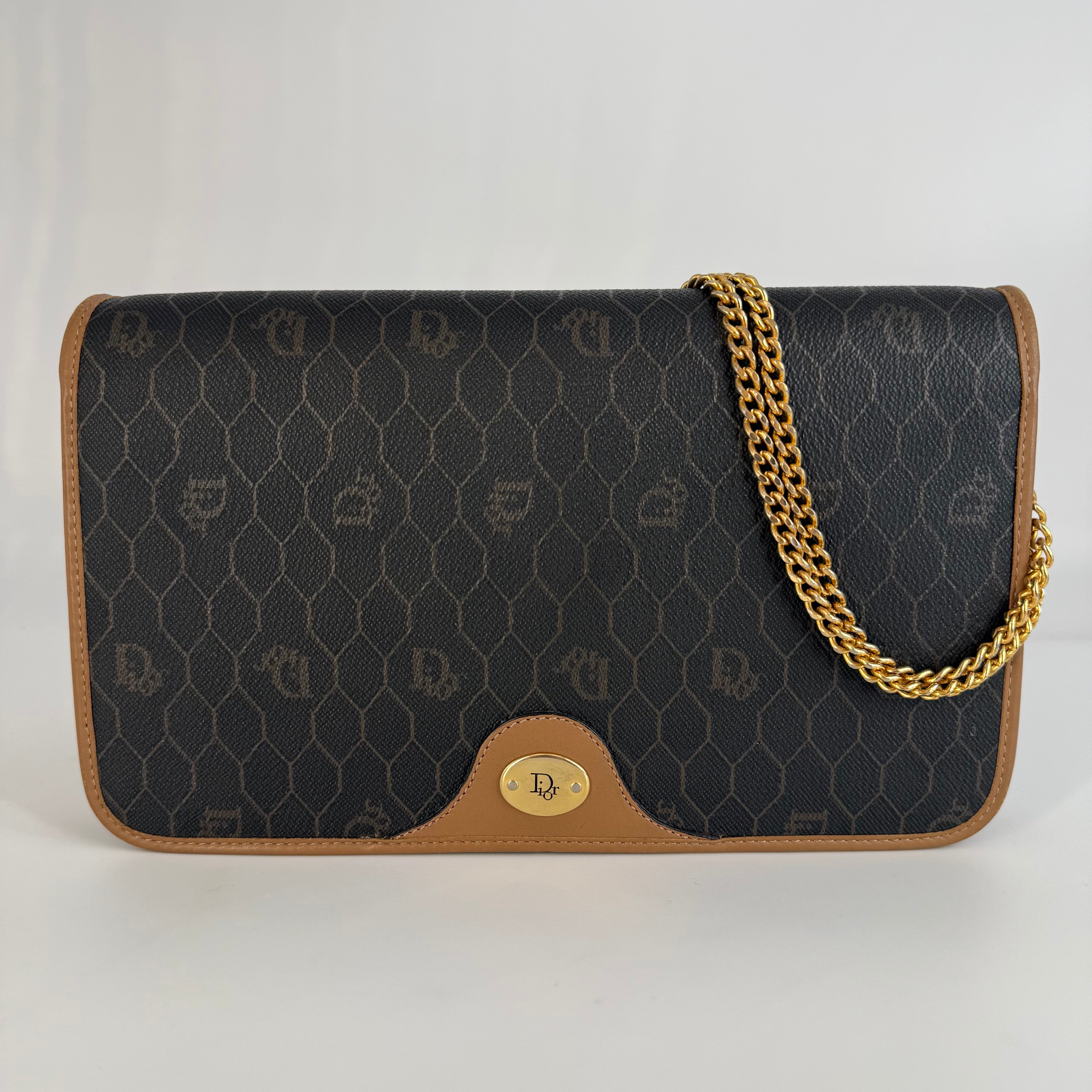 Honeycomb Canvas Shoulder Bag