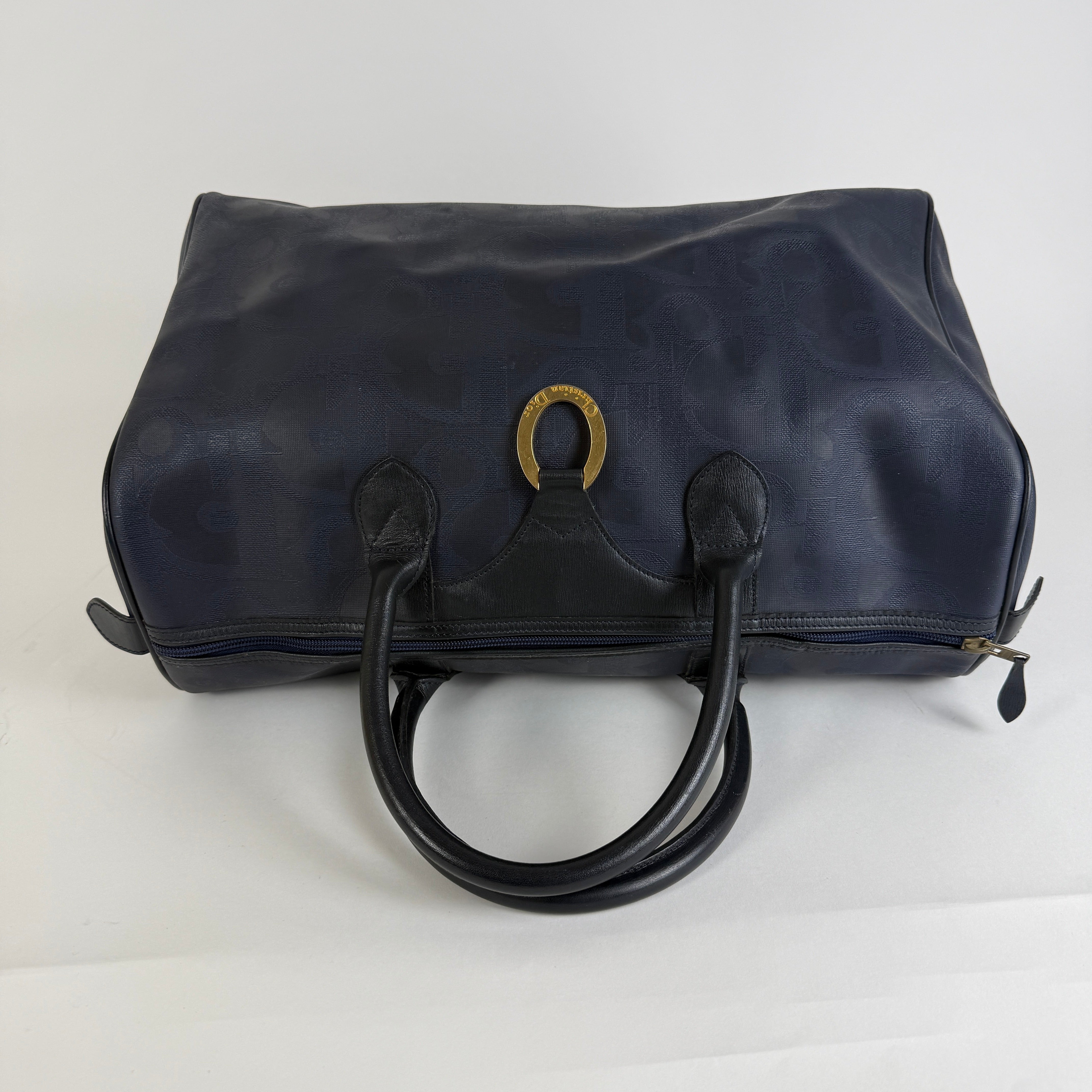 Navy Boston Travel Bag