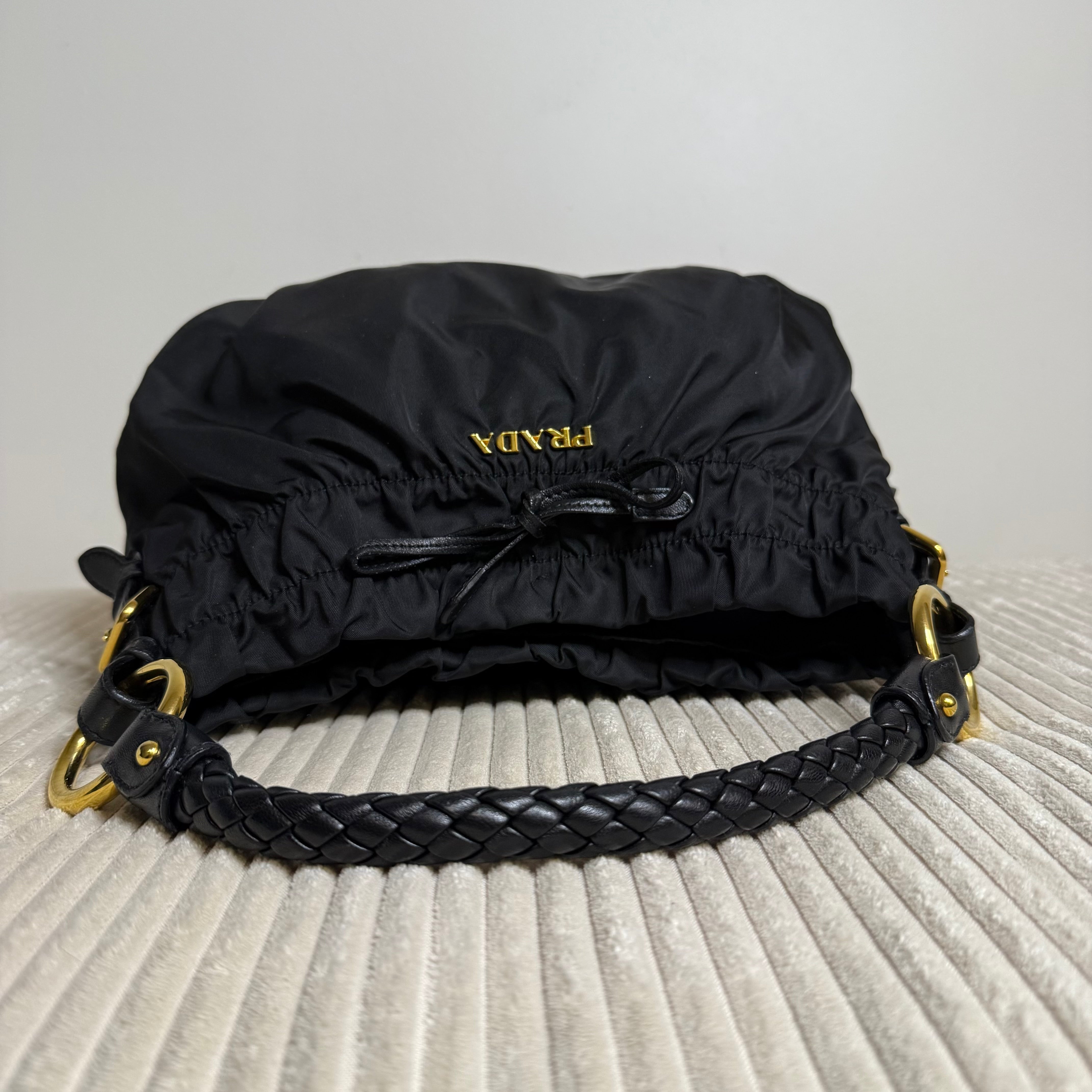 Black Tessuto Shoulder Bag