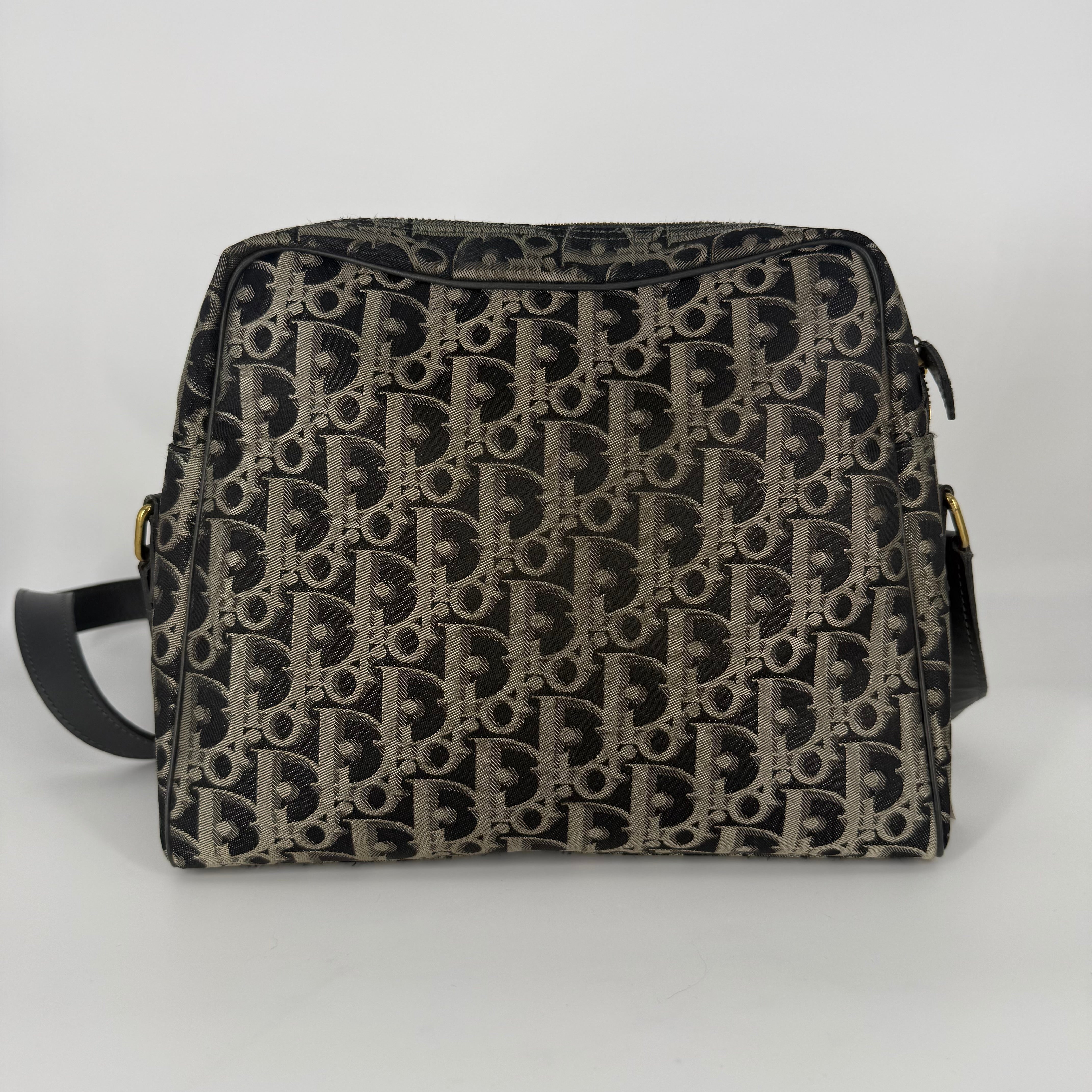 Canvas Oblique Crossbody Bag