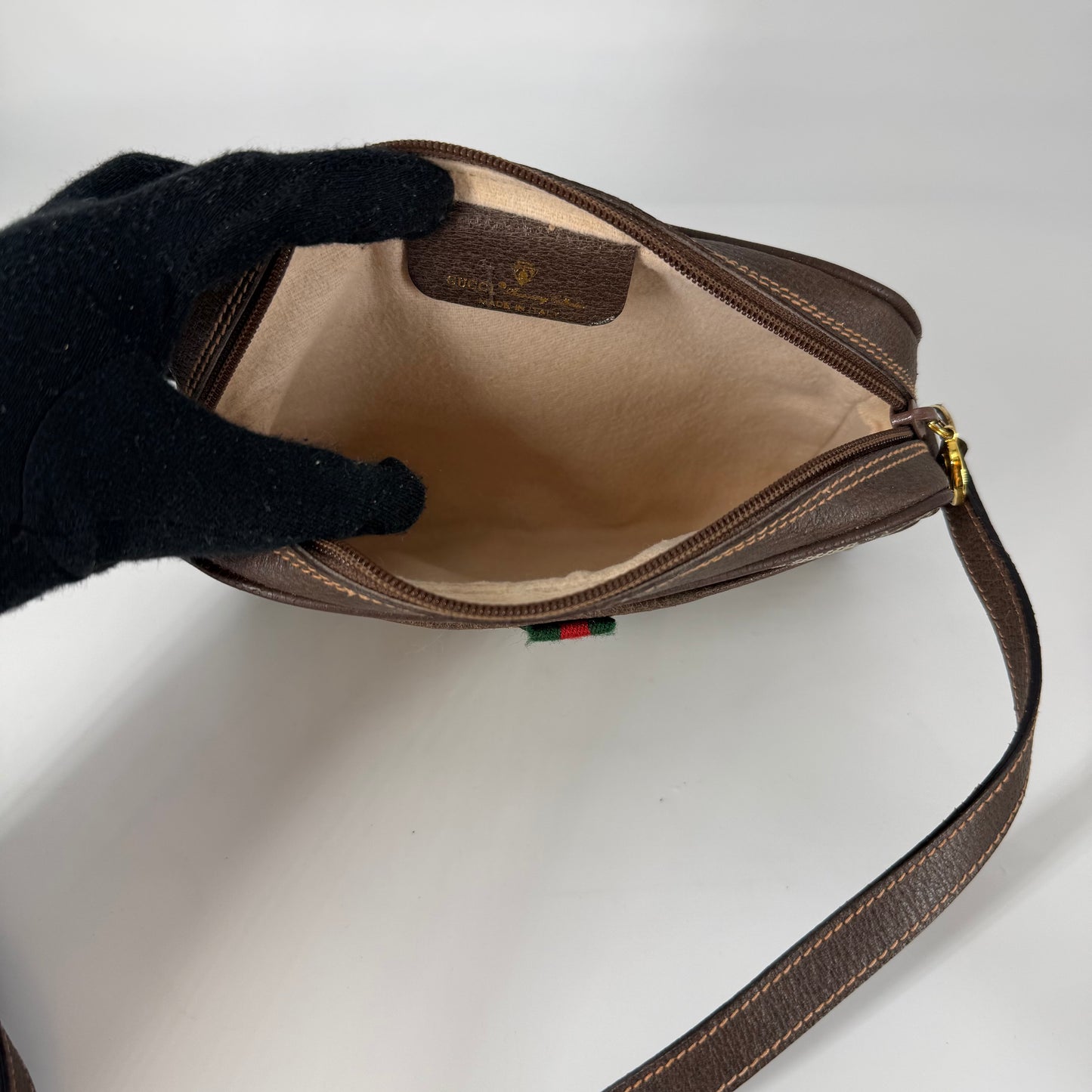 GUCCI Ophidia GG Supreme Crossbody Bag