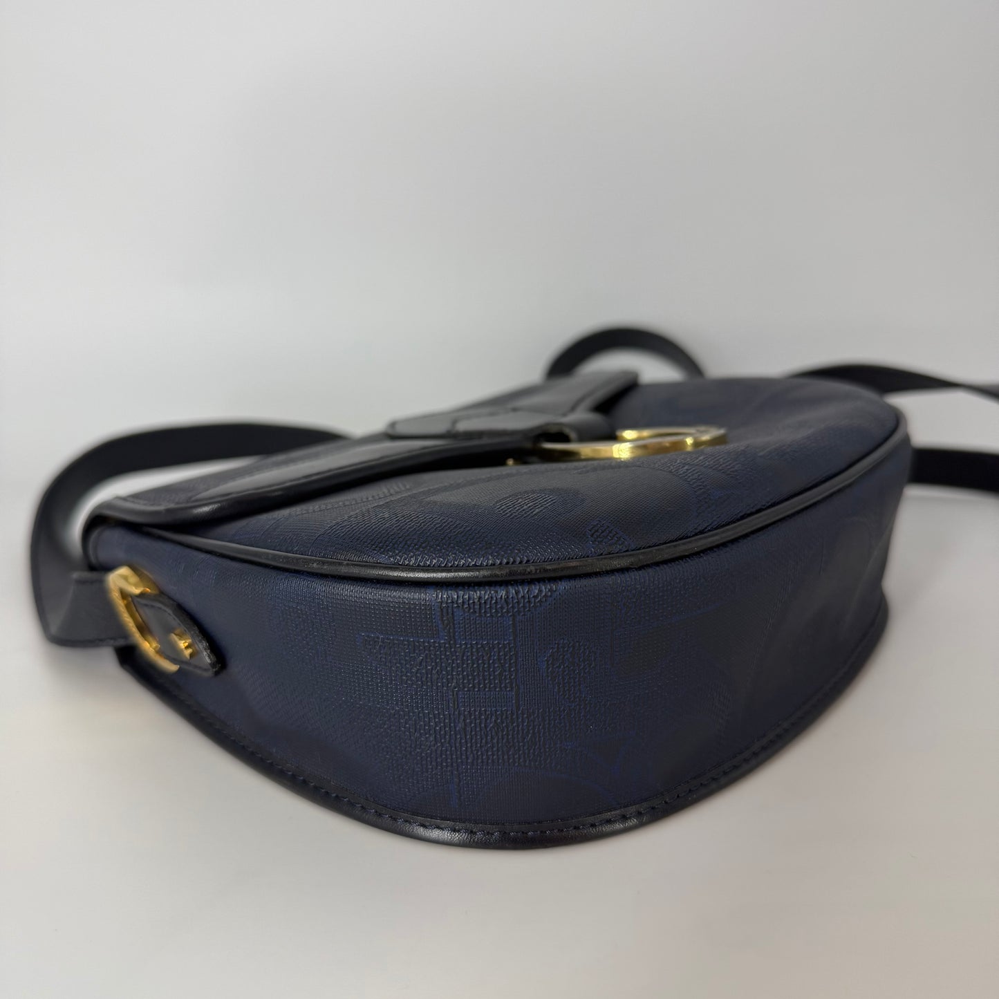 CHRISTIAN DIOR Navy Crossbody Bag