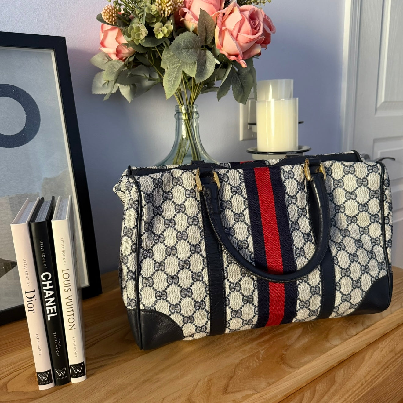Web Supreme Canvas Boston Bag