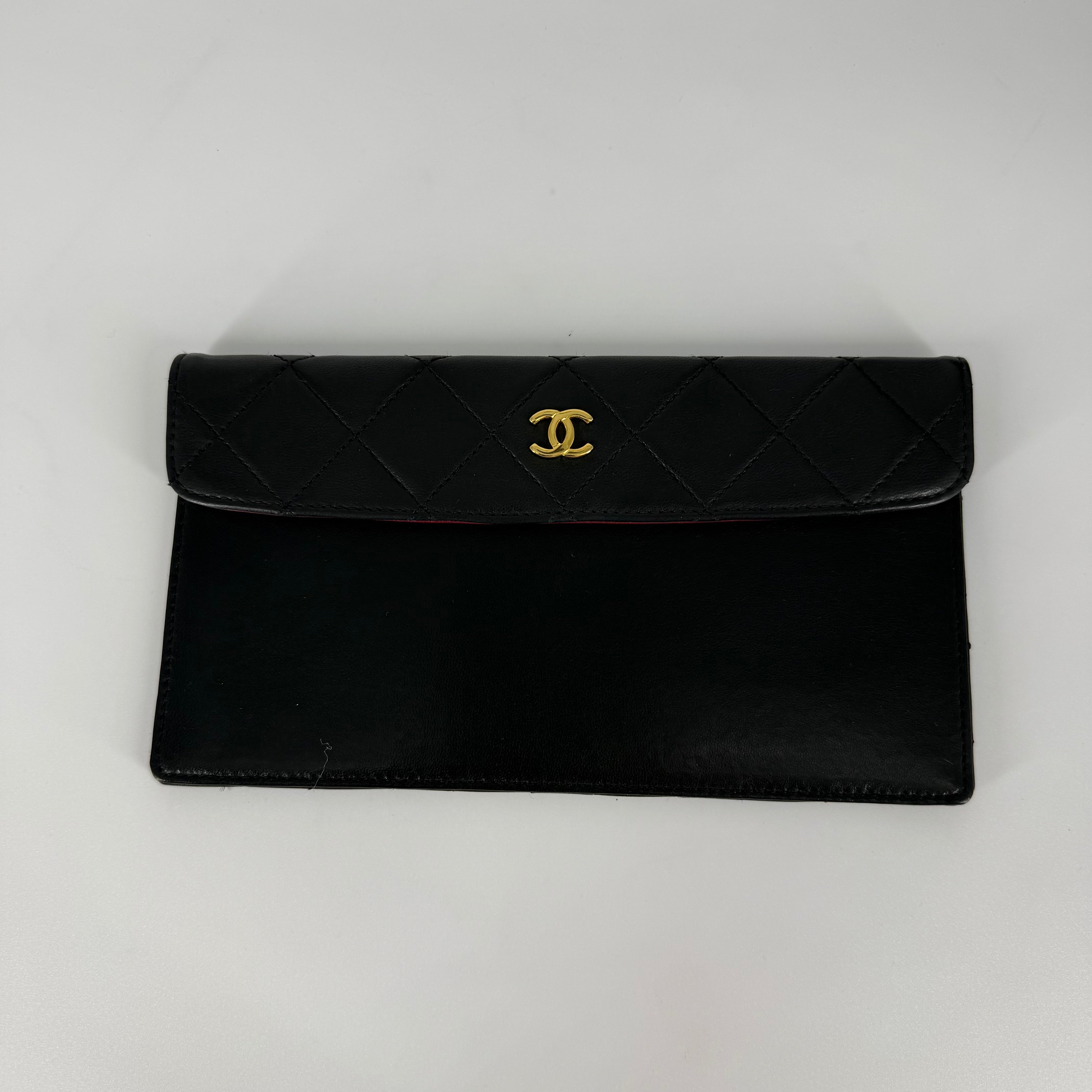 Vintage Single Flap Shoulder Bag 24k Gold