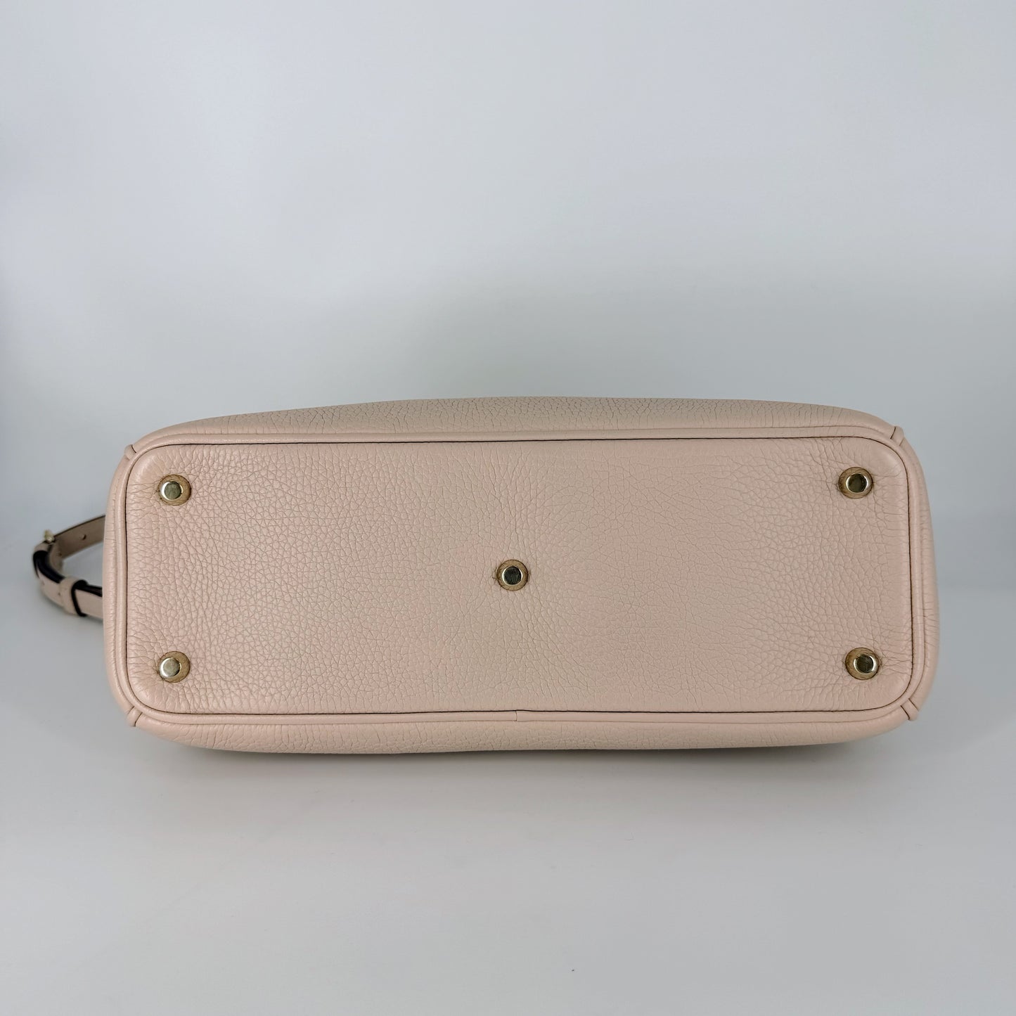 CHRISTIAN DIOR Diorissimo Poudre Pink Grained Leather
