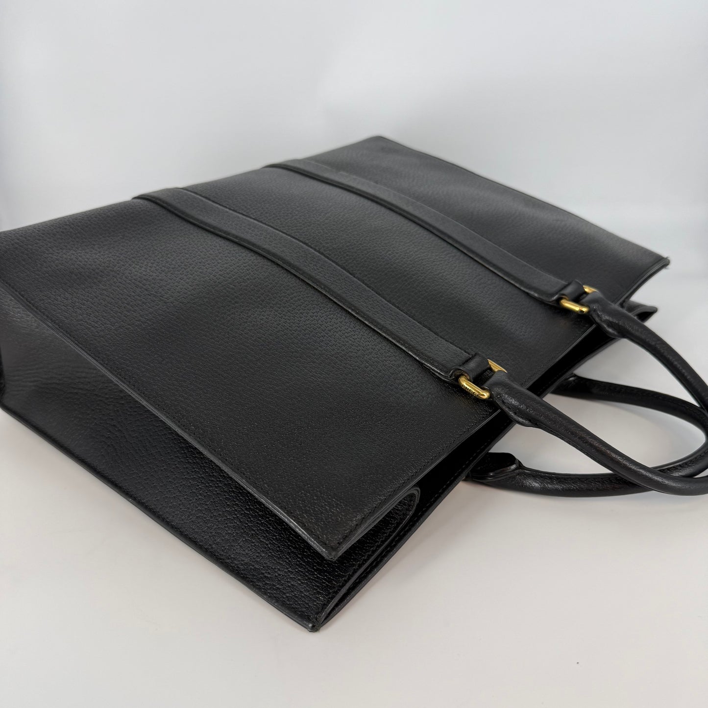 Gucci Black Leather Briefcase