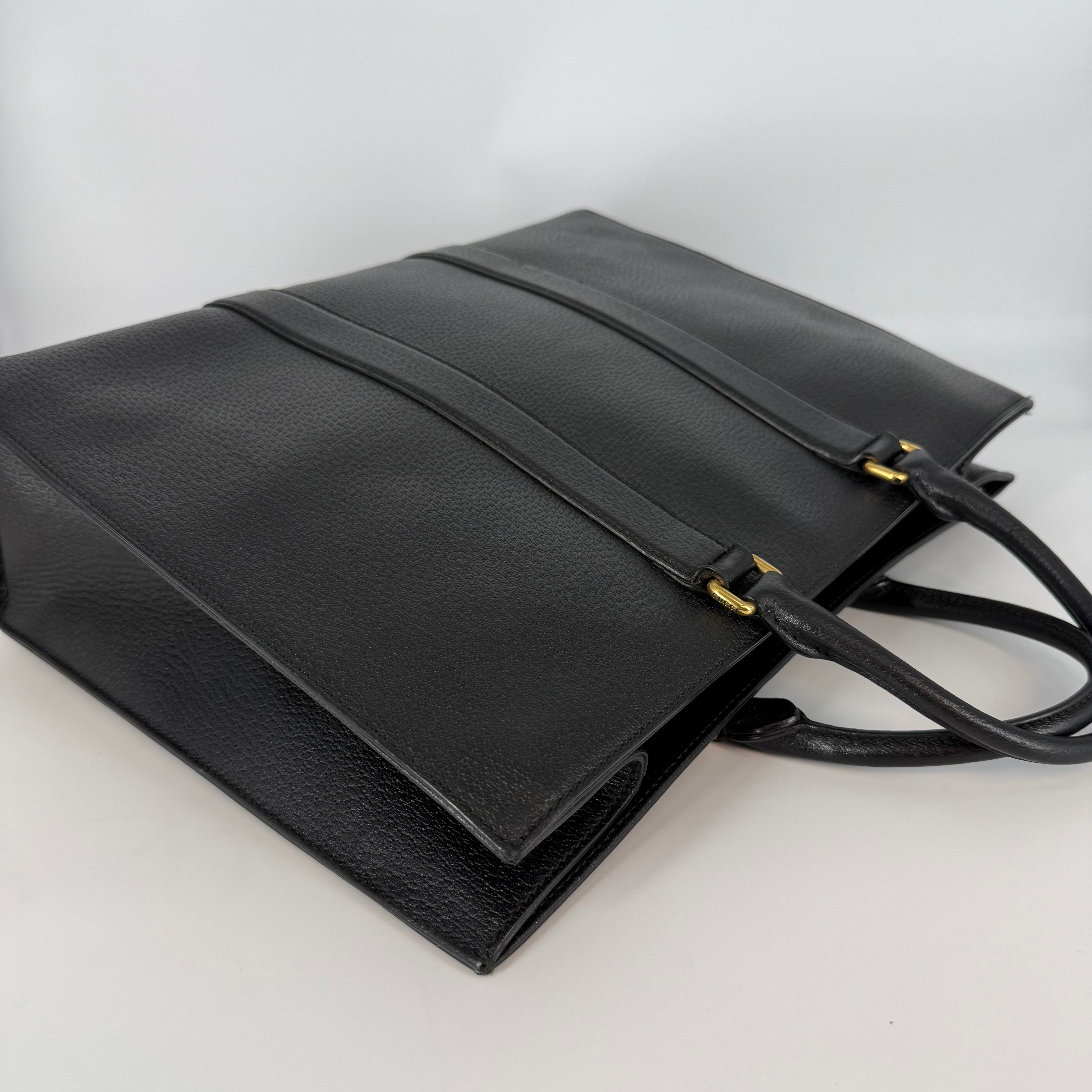Black Leather Briefcase