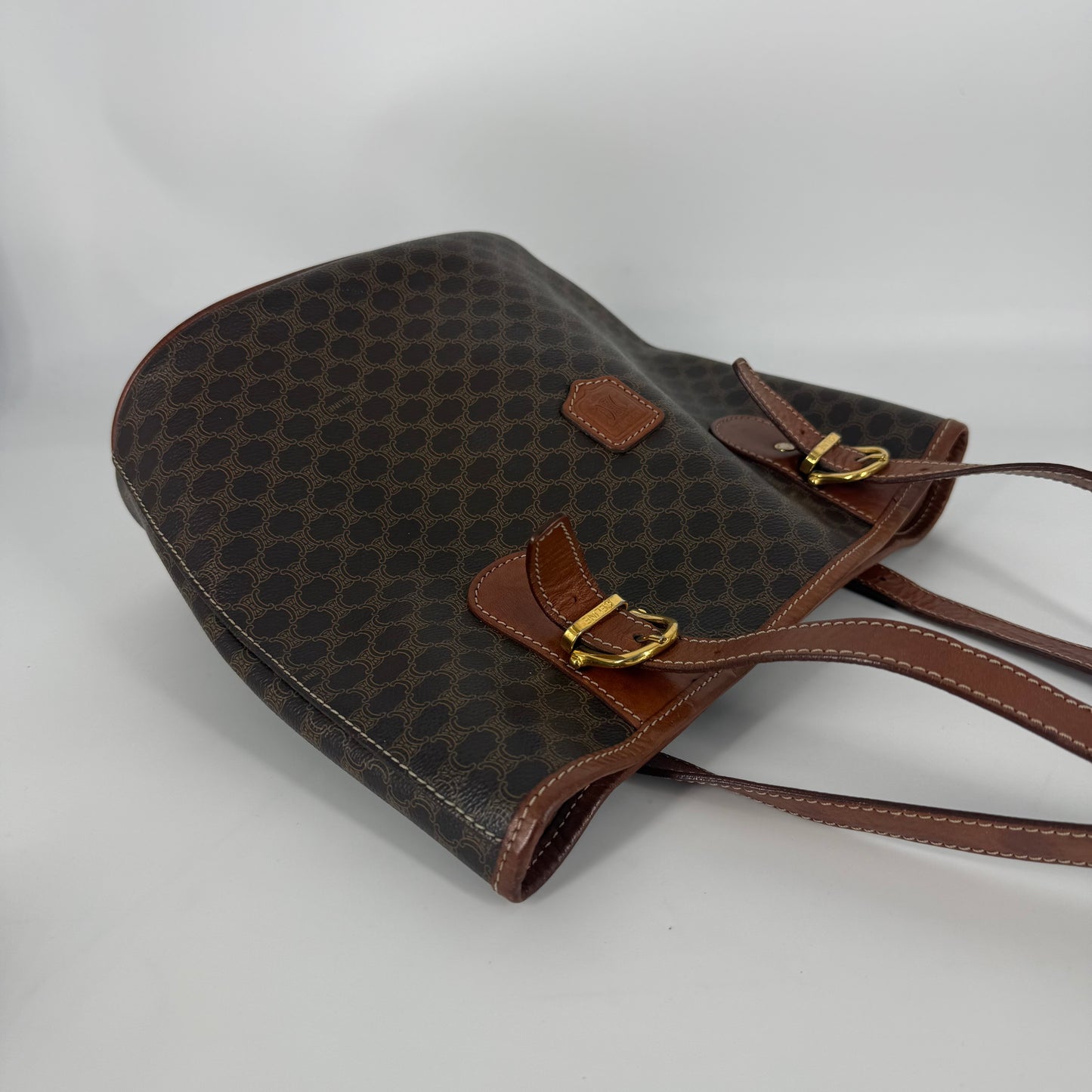 CÉLINE Macadam Bucket Tote Bag