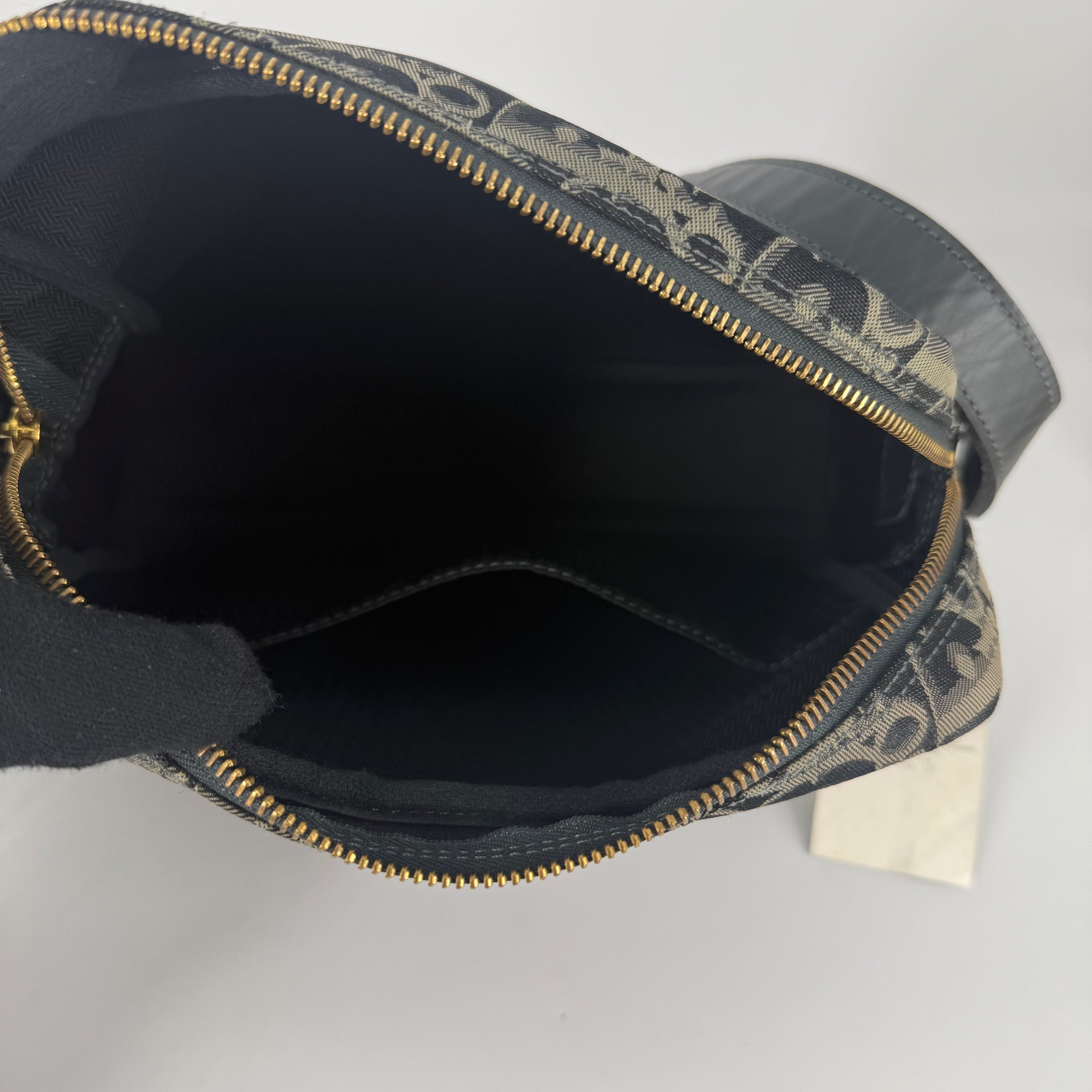 Canvas Oblique Crossbody Bag