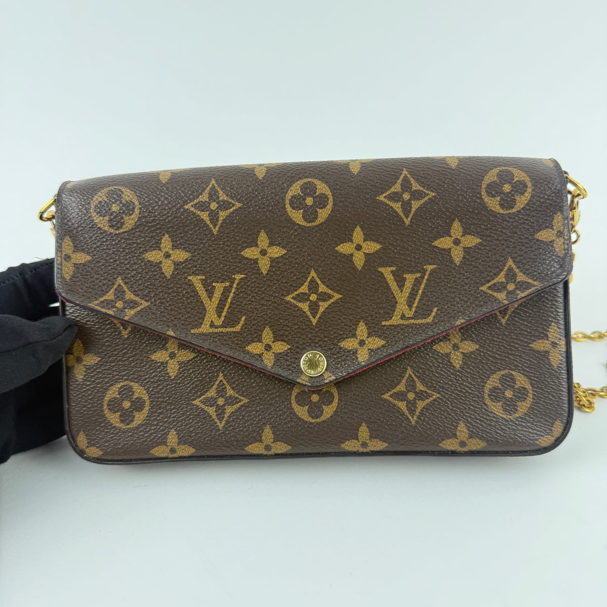 Pochette Félicie — Monogram Canvas — Gold-Tone Hardware