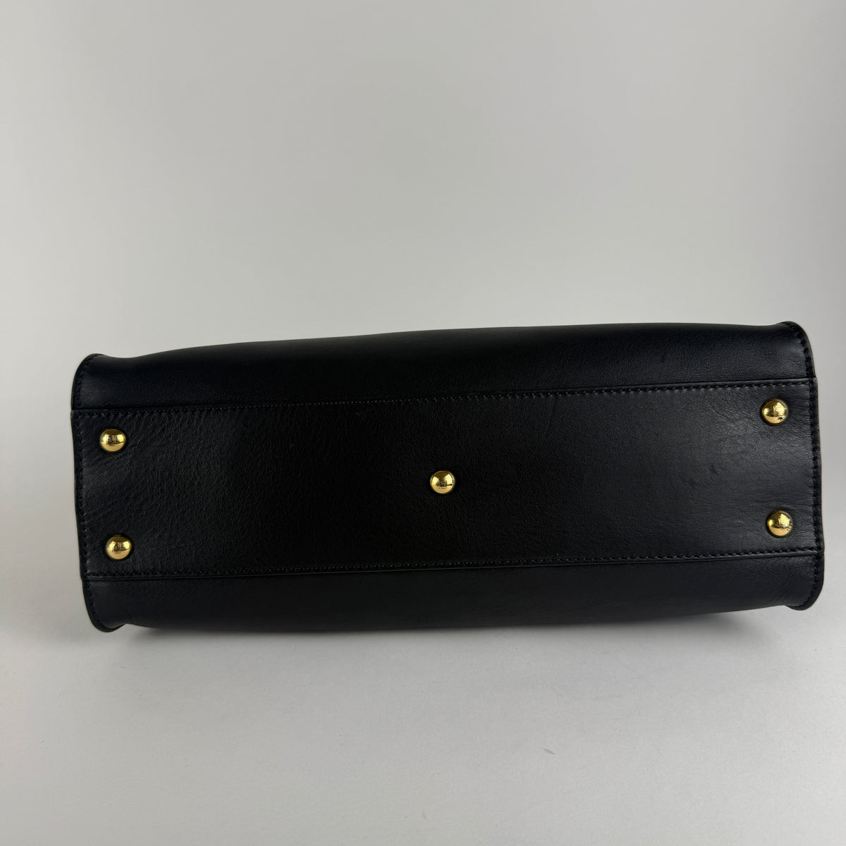 Peekaboo Medium — Black Leather — Gold-Tone Hardware