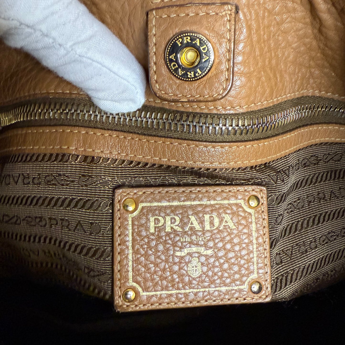 Prada Leather Shoulder Bag
