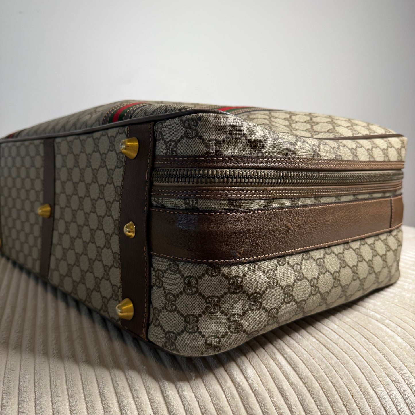 Gucci Web Supreme Suitcase