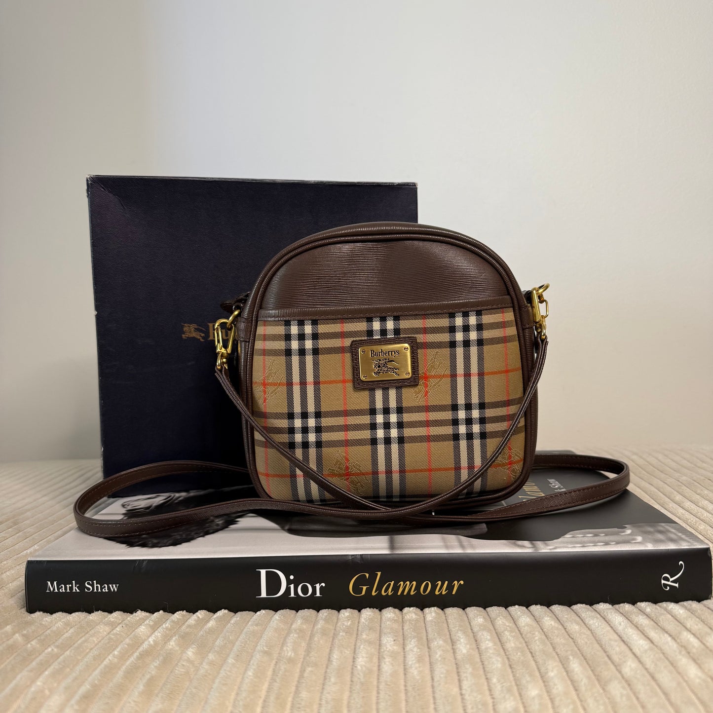 Burberry Haymarket Crossbody Bag