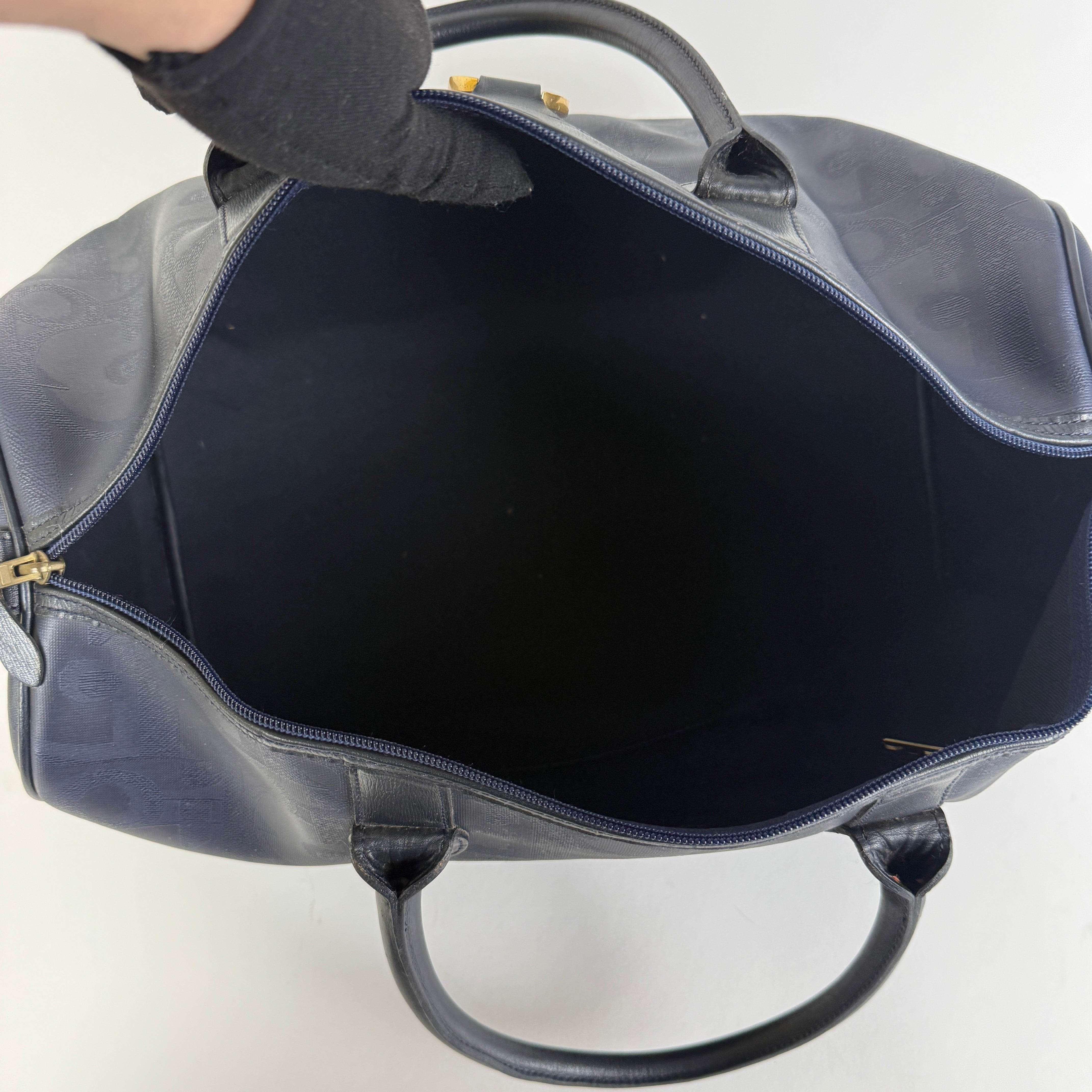 Navy Boston Travel Bag