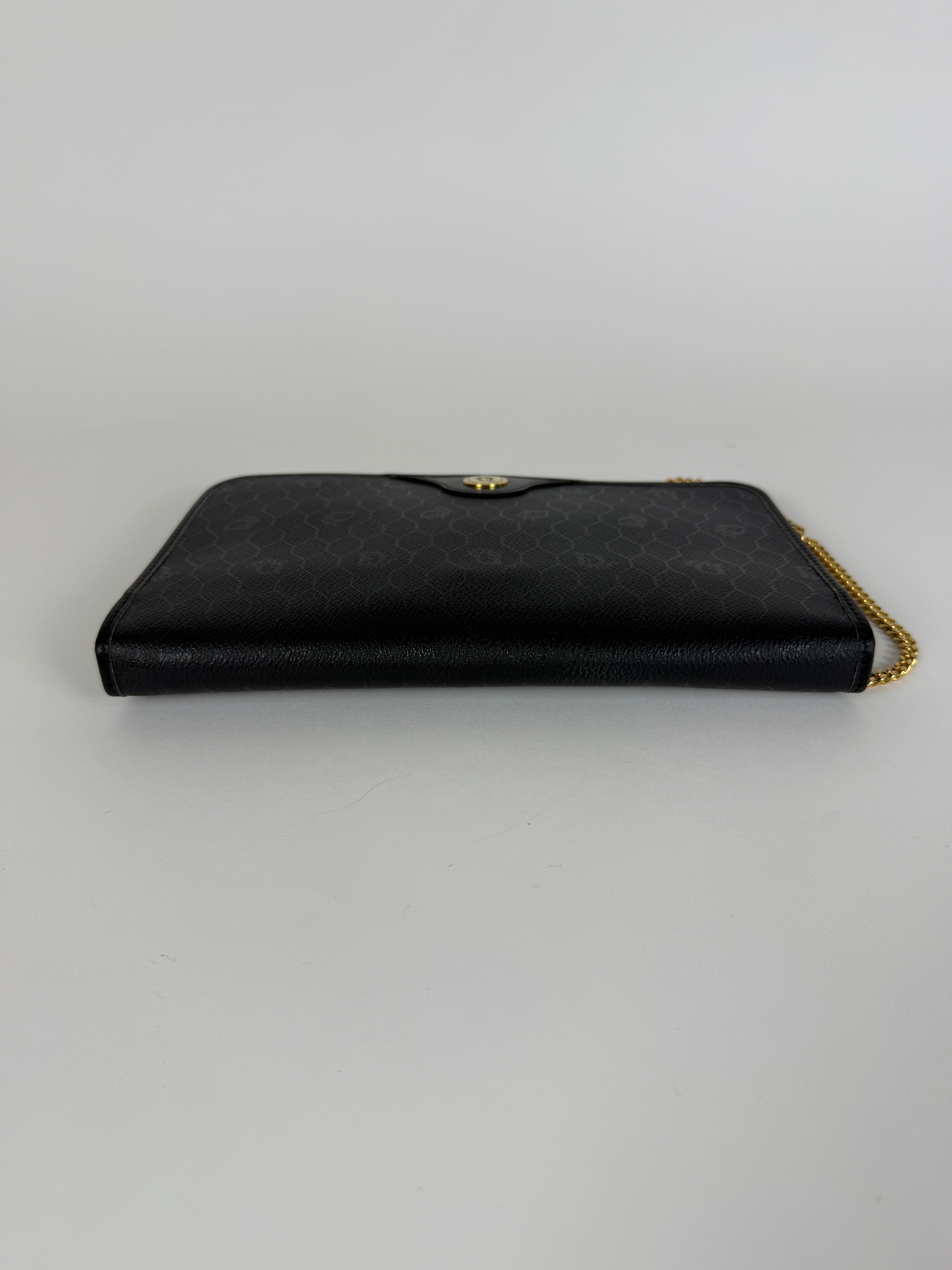 Vintage Black Chain Clutch