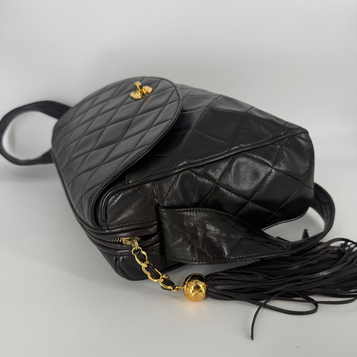 CHANEL Classic Quilted Flap Bag 24k Gold