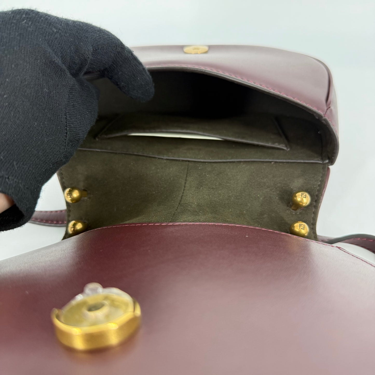 Fendi C’mon Small – Plum Leather