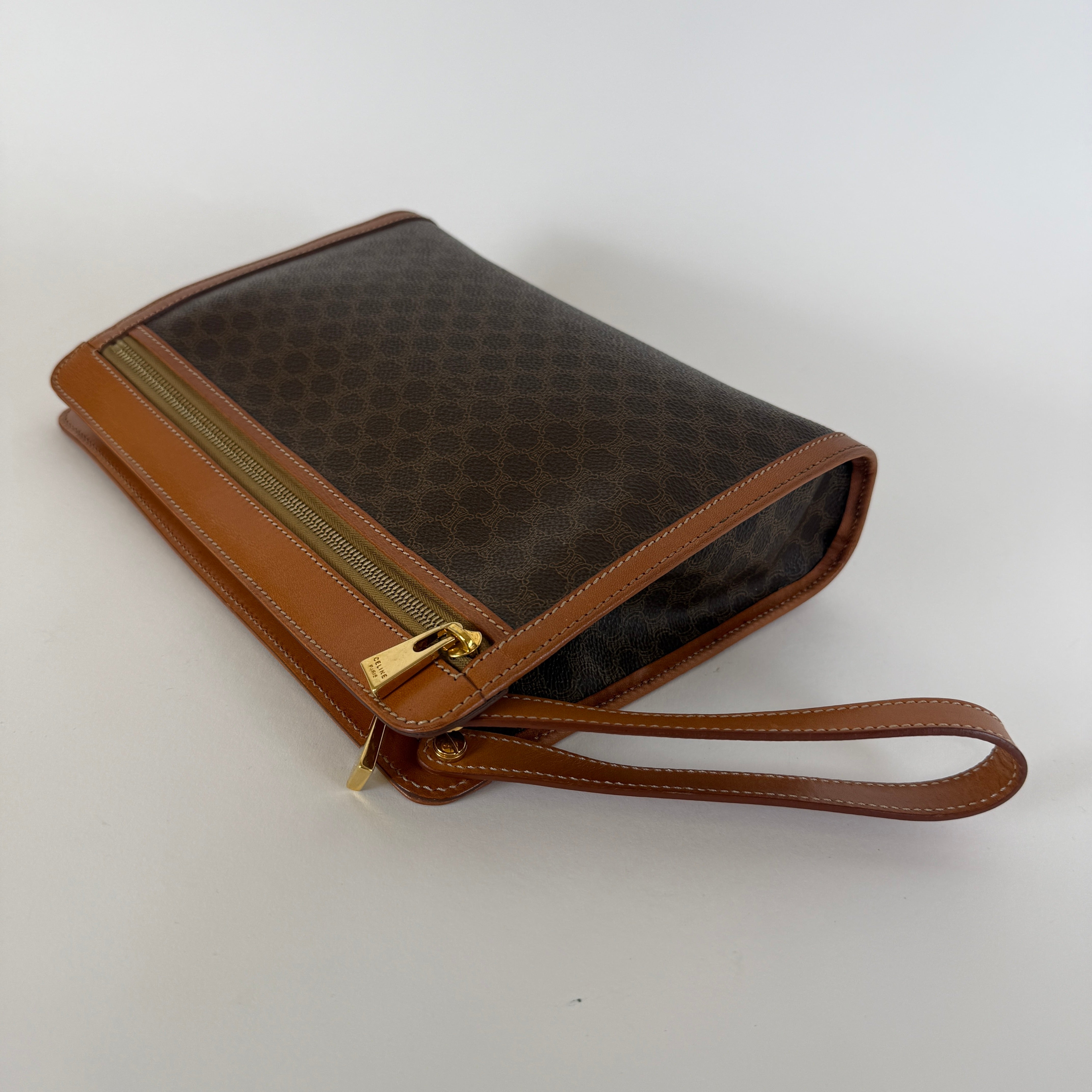 Macadam Wristlet Pouch — Triomphe Canvas
