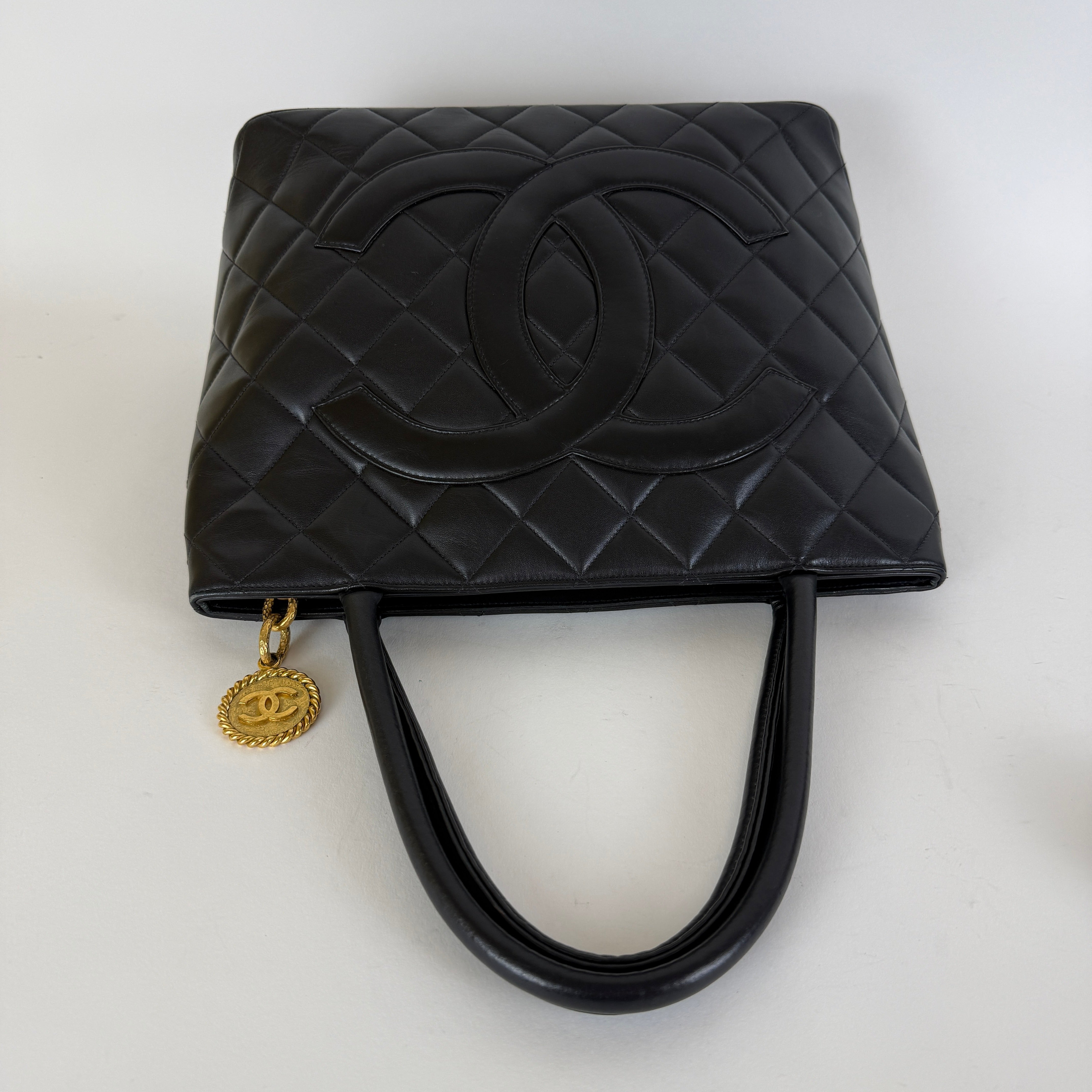 Vintage Medallion Tote — 24K Gold Hardware