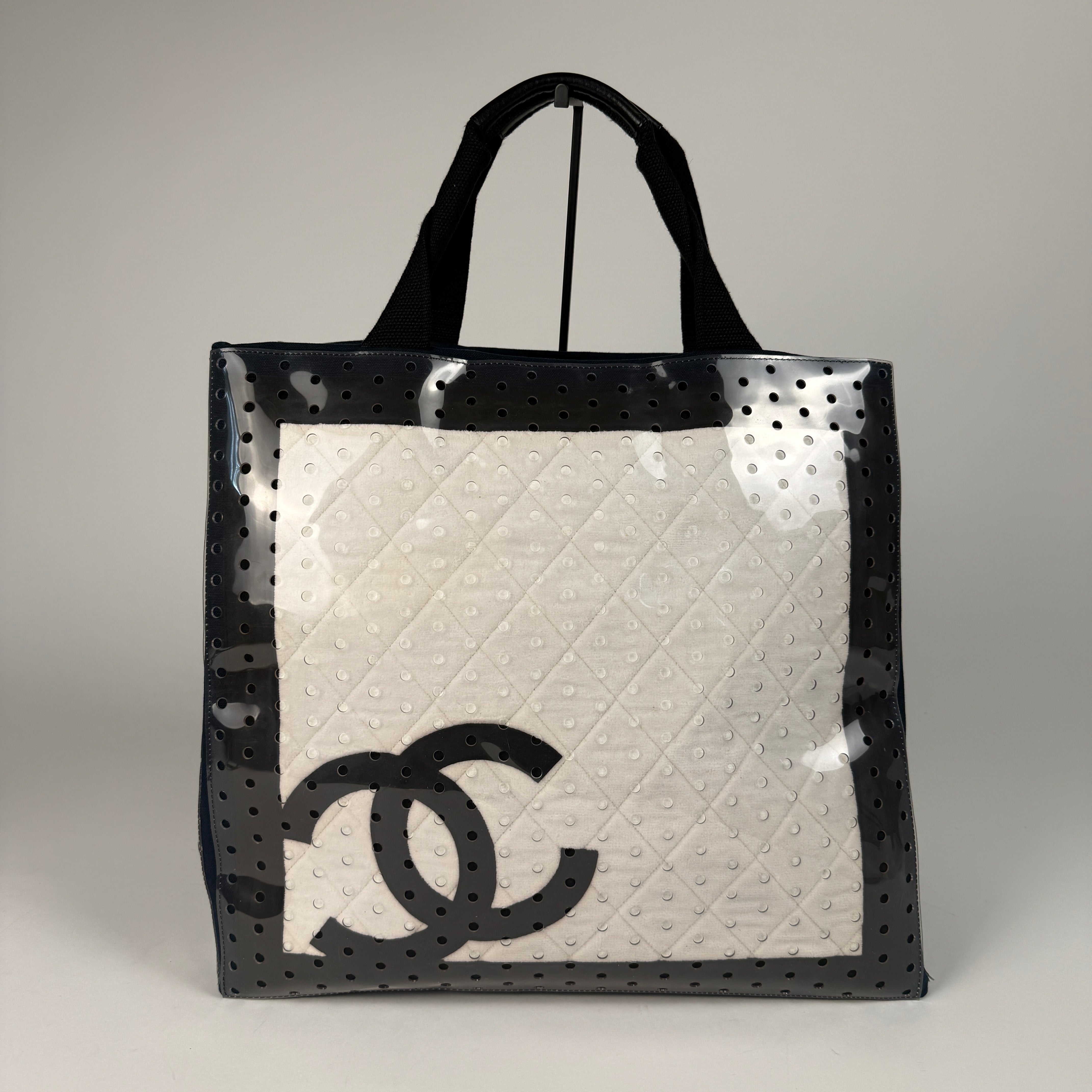 Coco Mark Vinyl Canvas Tote Bag
