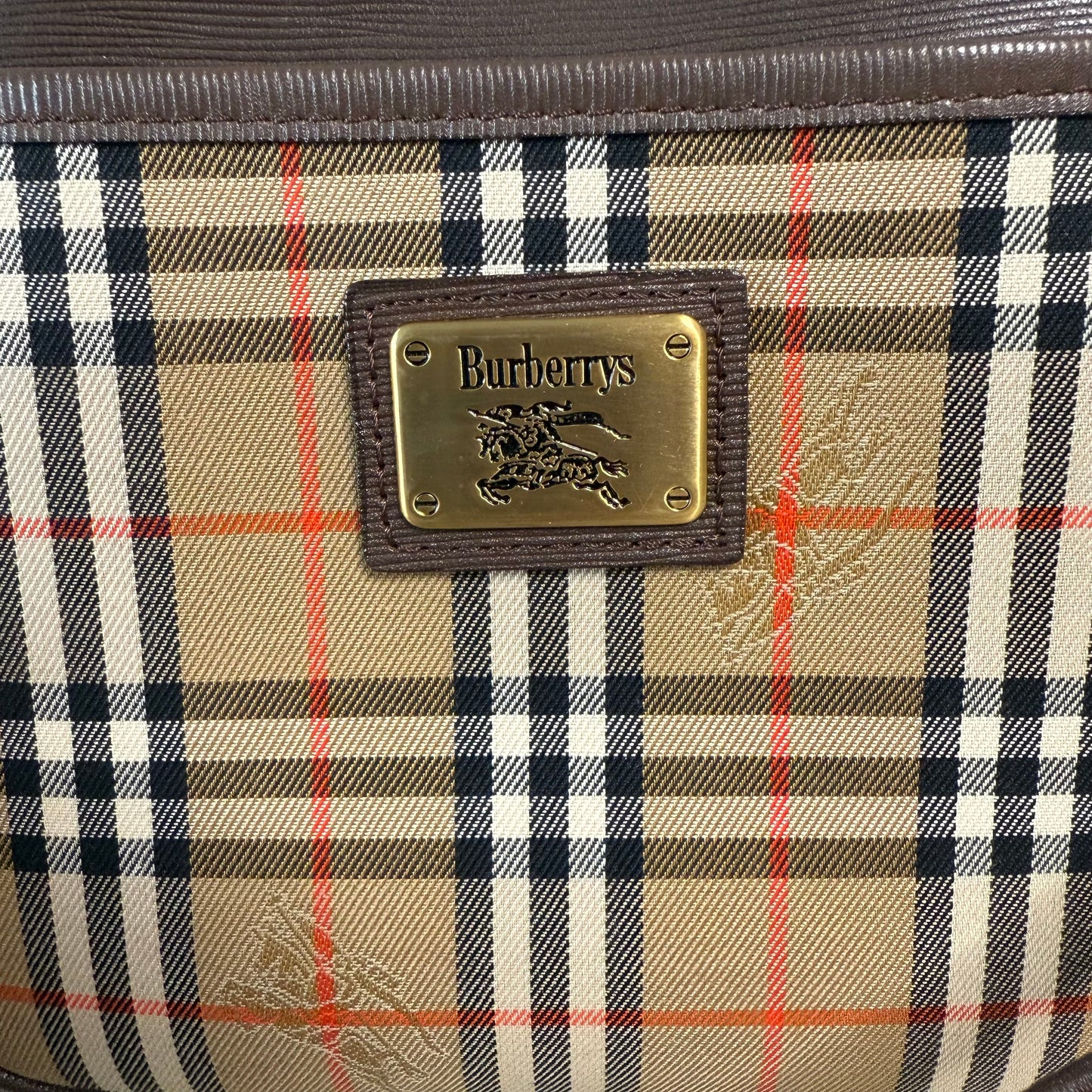 Burberry Haymarket Crossbody Bag