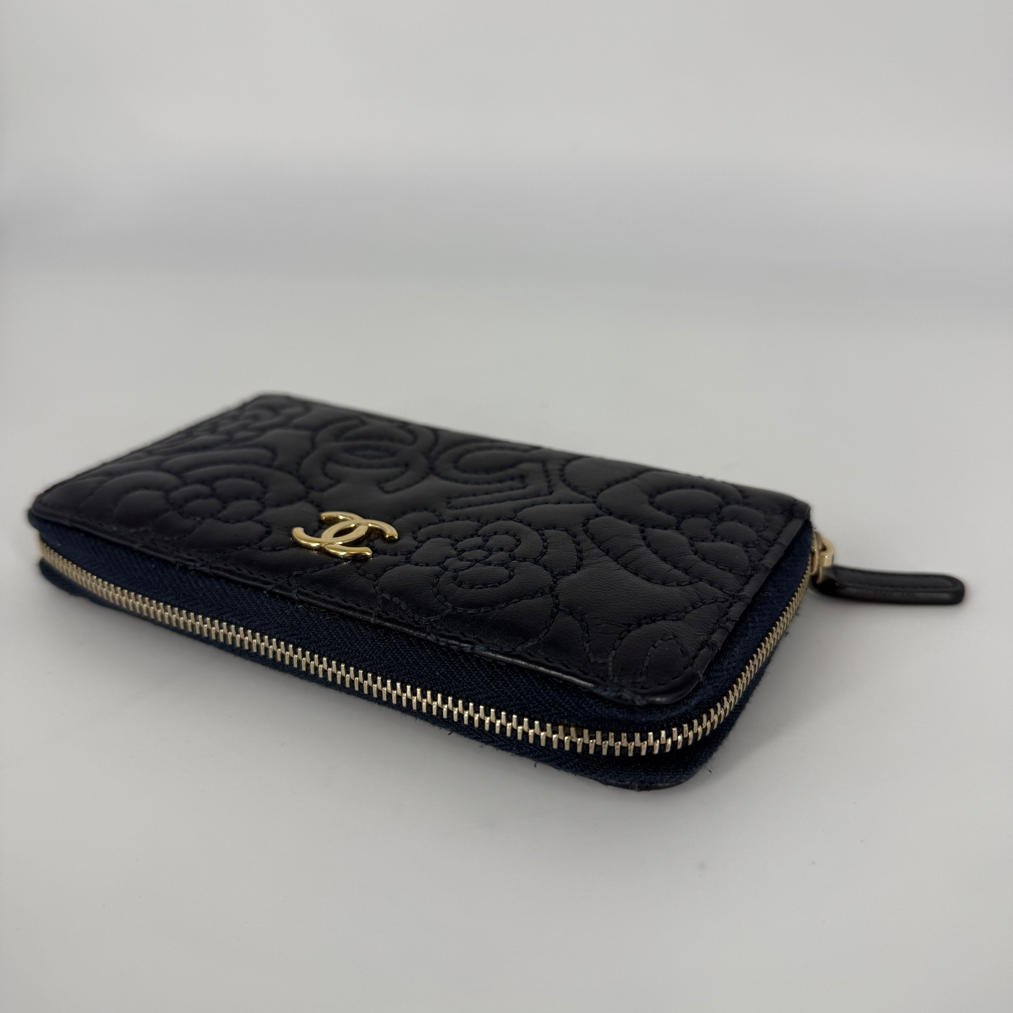 Camellia Wallet – Navy Blue
