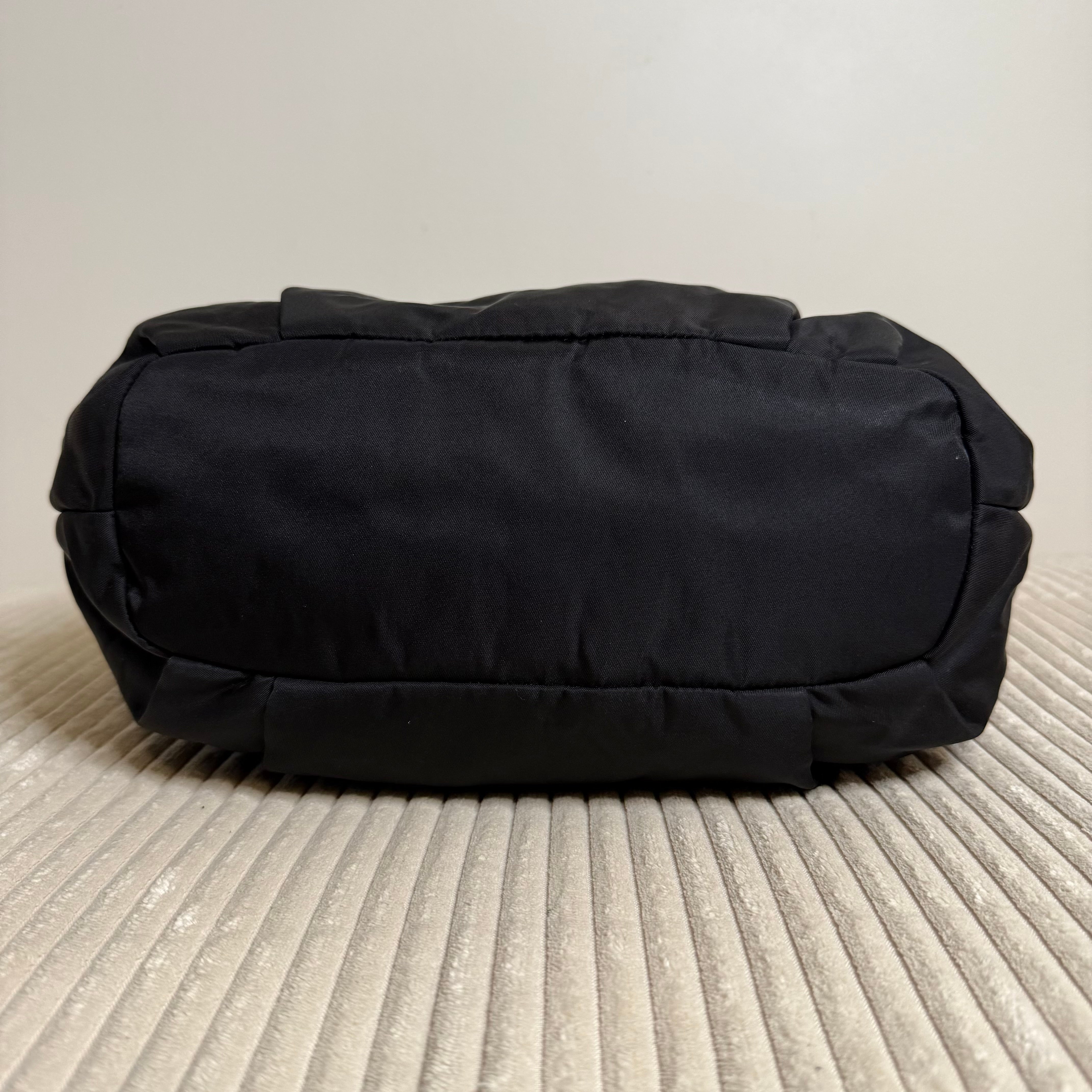 Black Tessuto Shoulder Bag