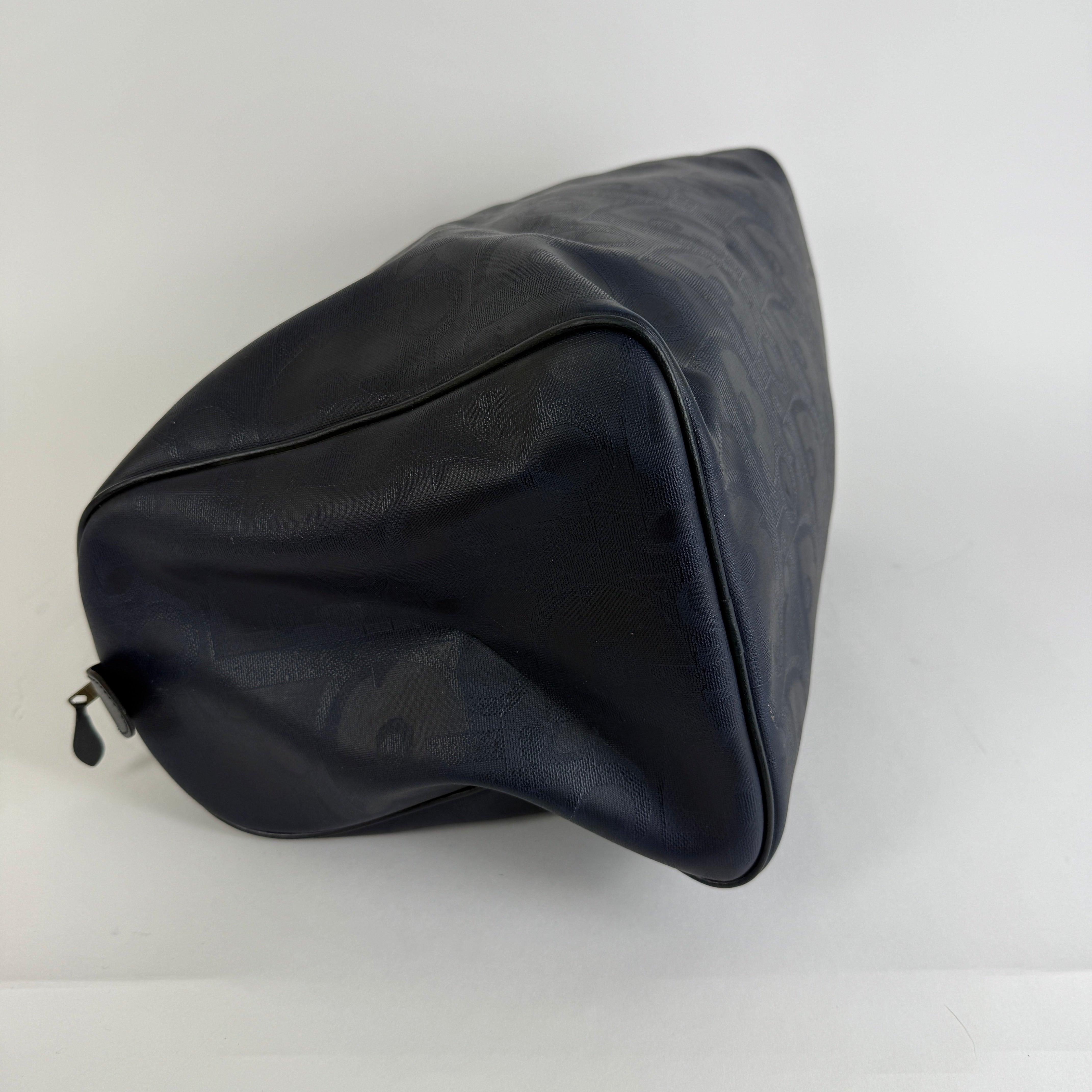 Navy Boston Travel Bag