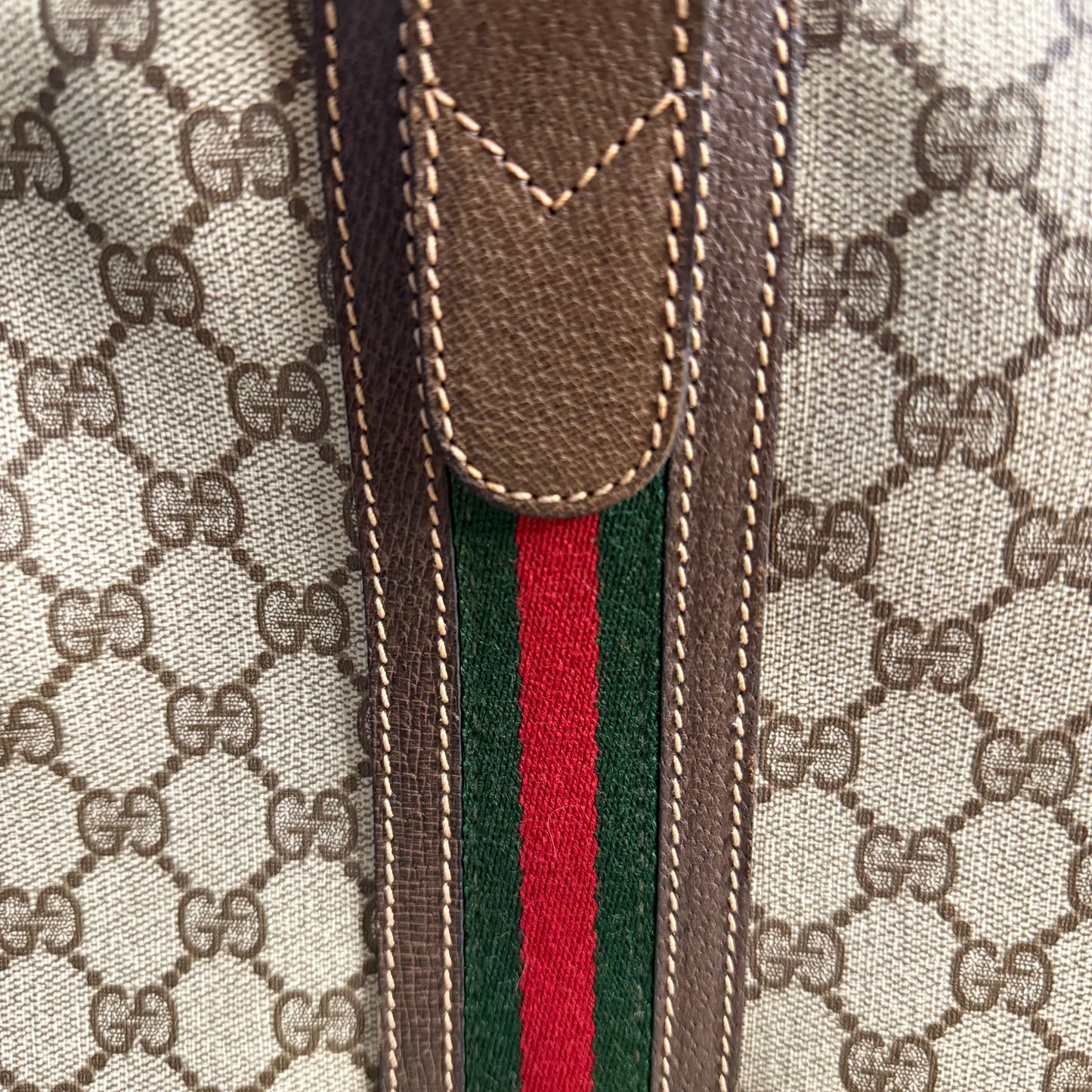 Gucci Web Supreme Suitcase