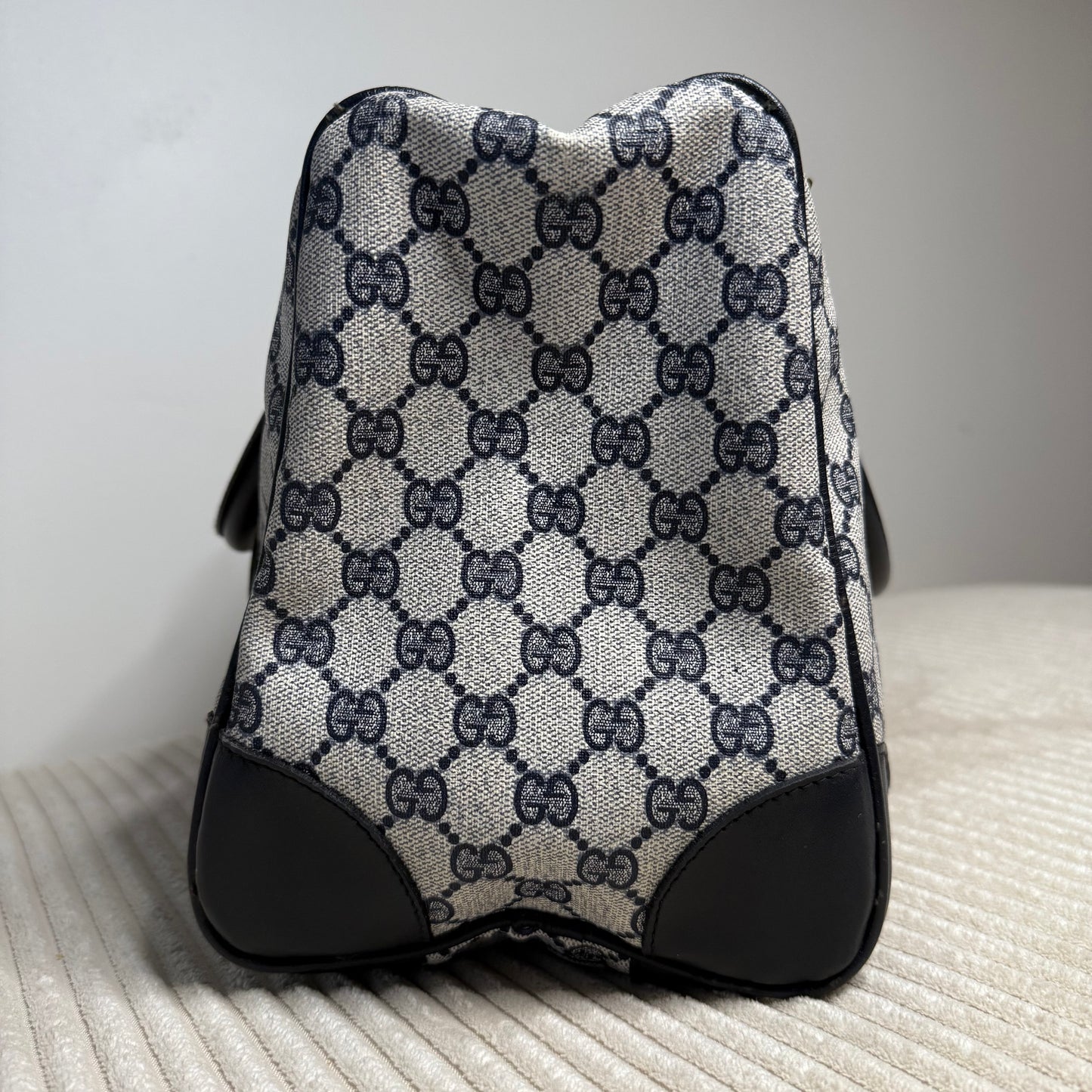 Gucci - Web Supreme Canvas Boston Bag