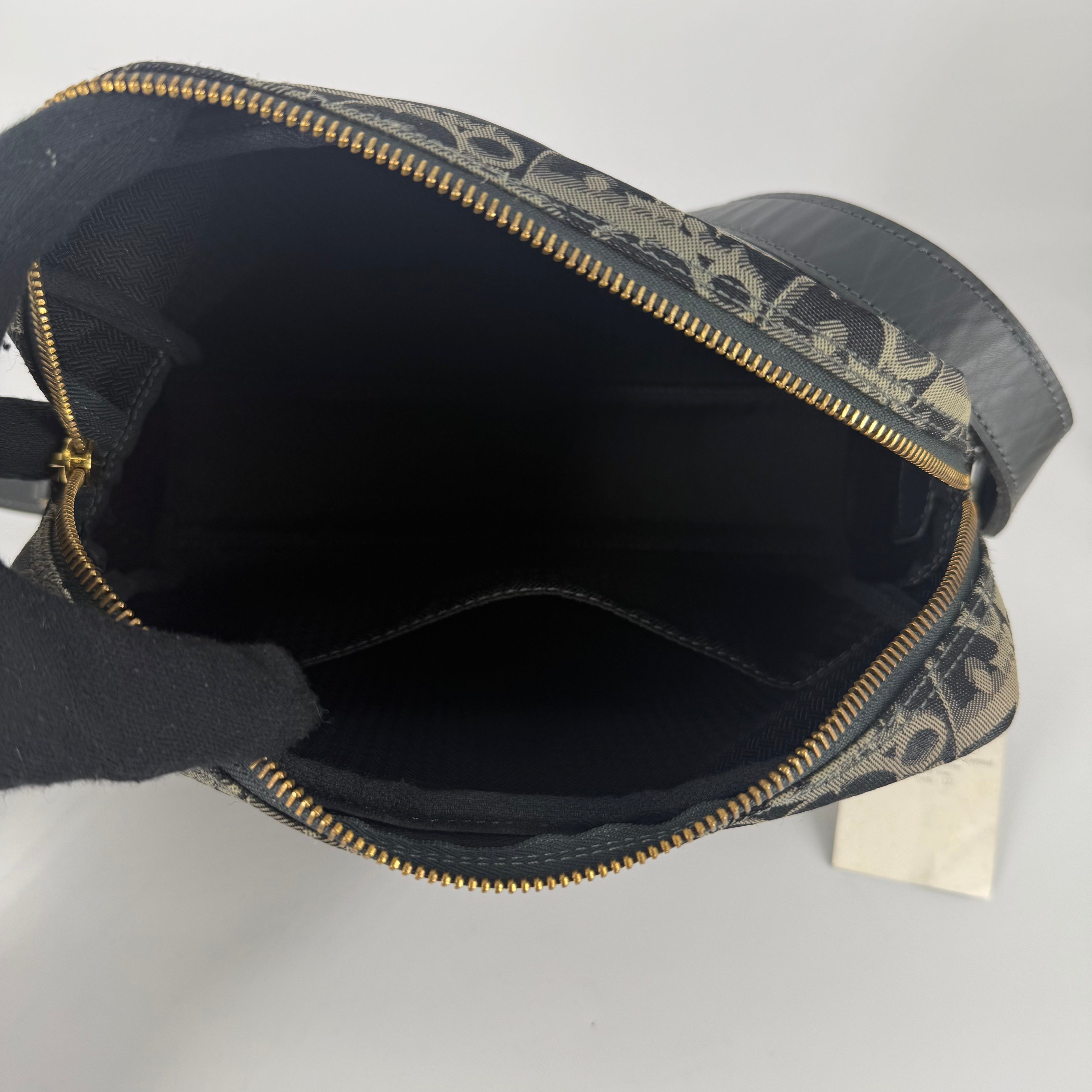 Canvas Oblique Crossbody Bag
