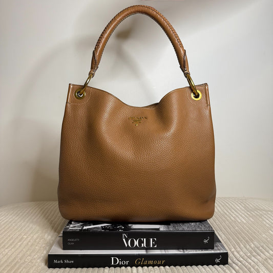 Prada Leather Shoulder Bag