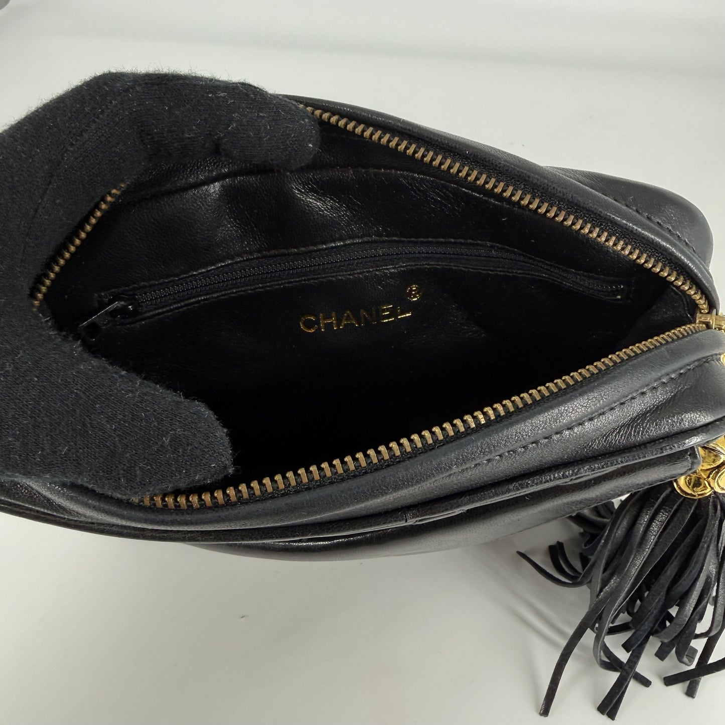 CHANEL Vintage 24-Karat Gold Camera Bag