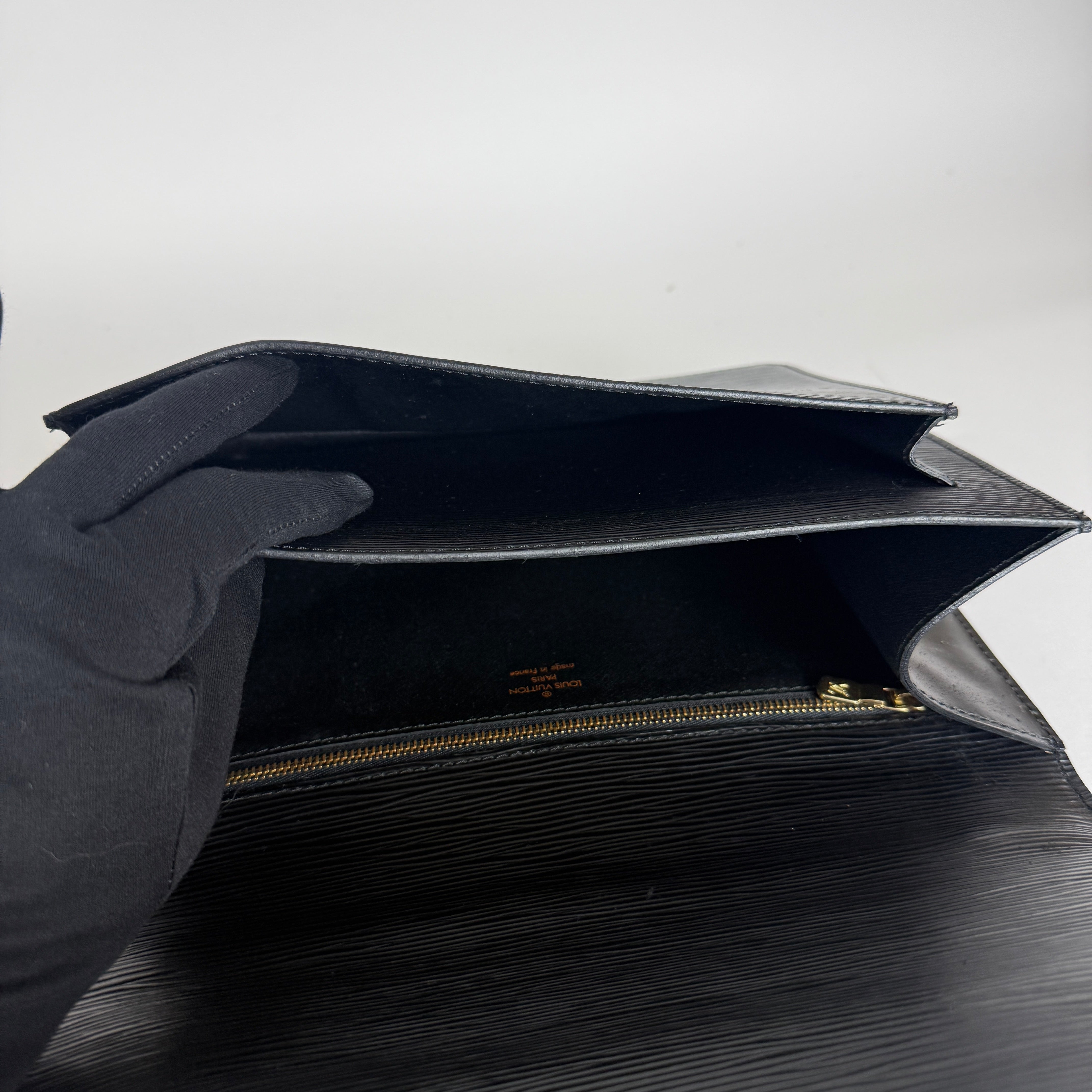 Monceau 28 — Black Epi Leather