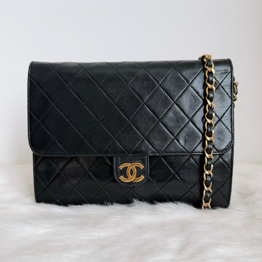 Chanel Vintage Flap Bag 24K Gold