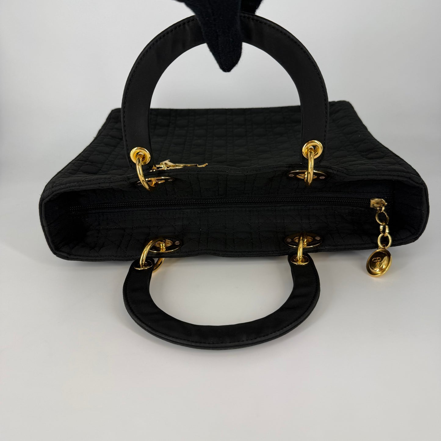 LADY DIOR Large – Black Nylon