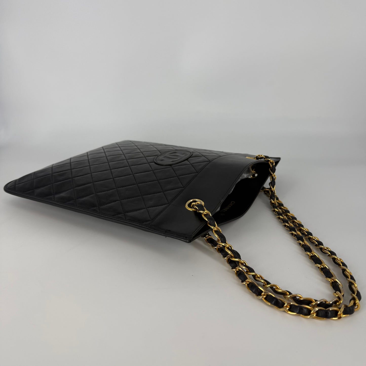 CHANEL Lambskin Tote Black