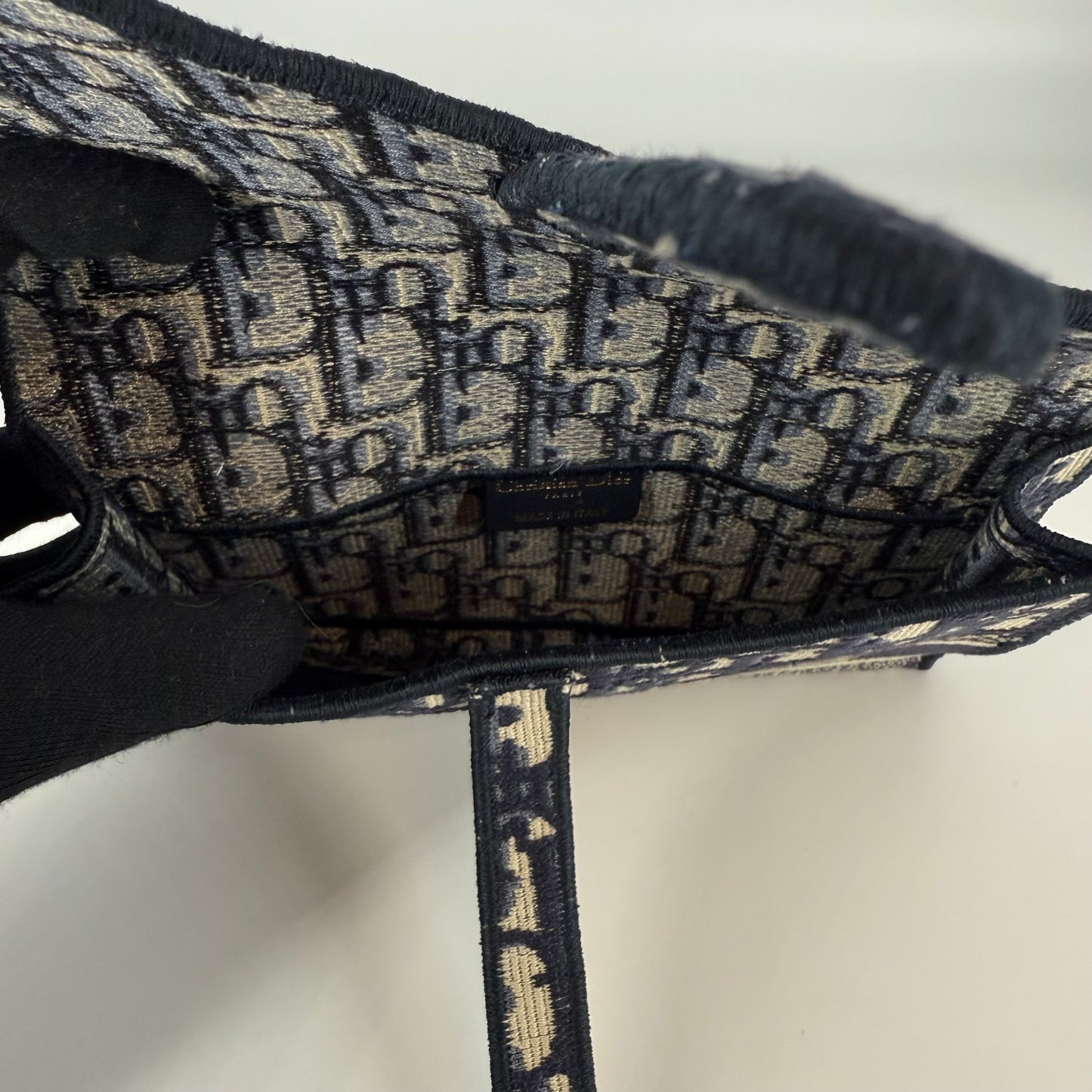 CHRISTIAN DIOR Saddle Canvas Bag