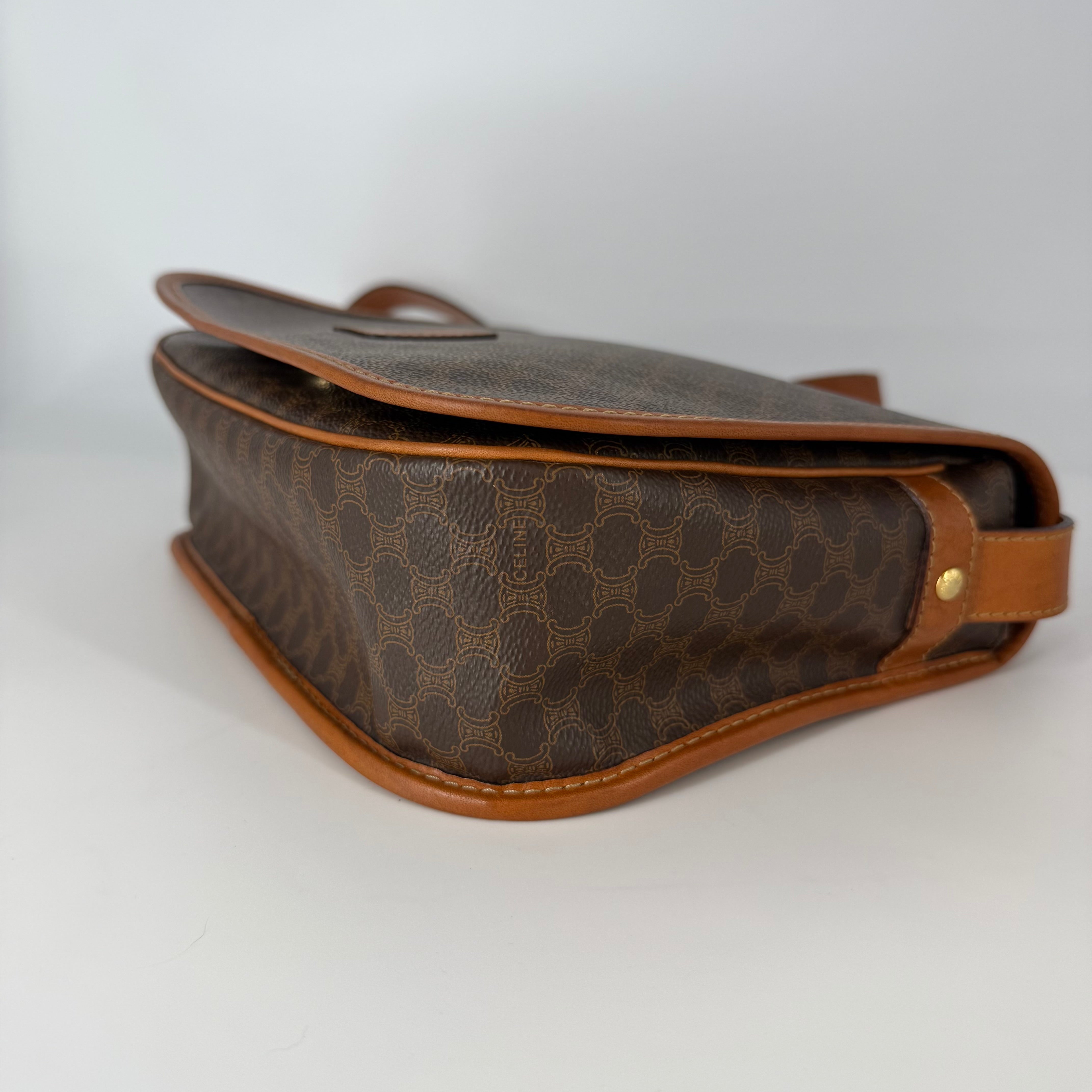 CELINE Macadam Shoulder Bag