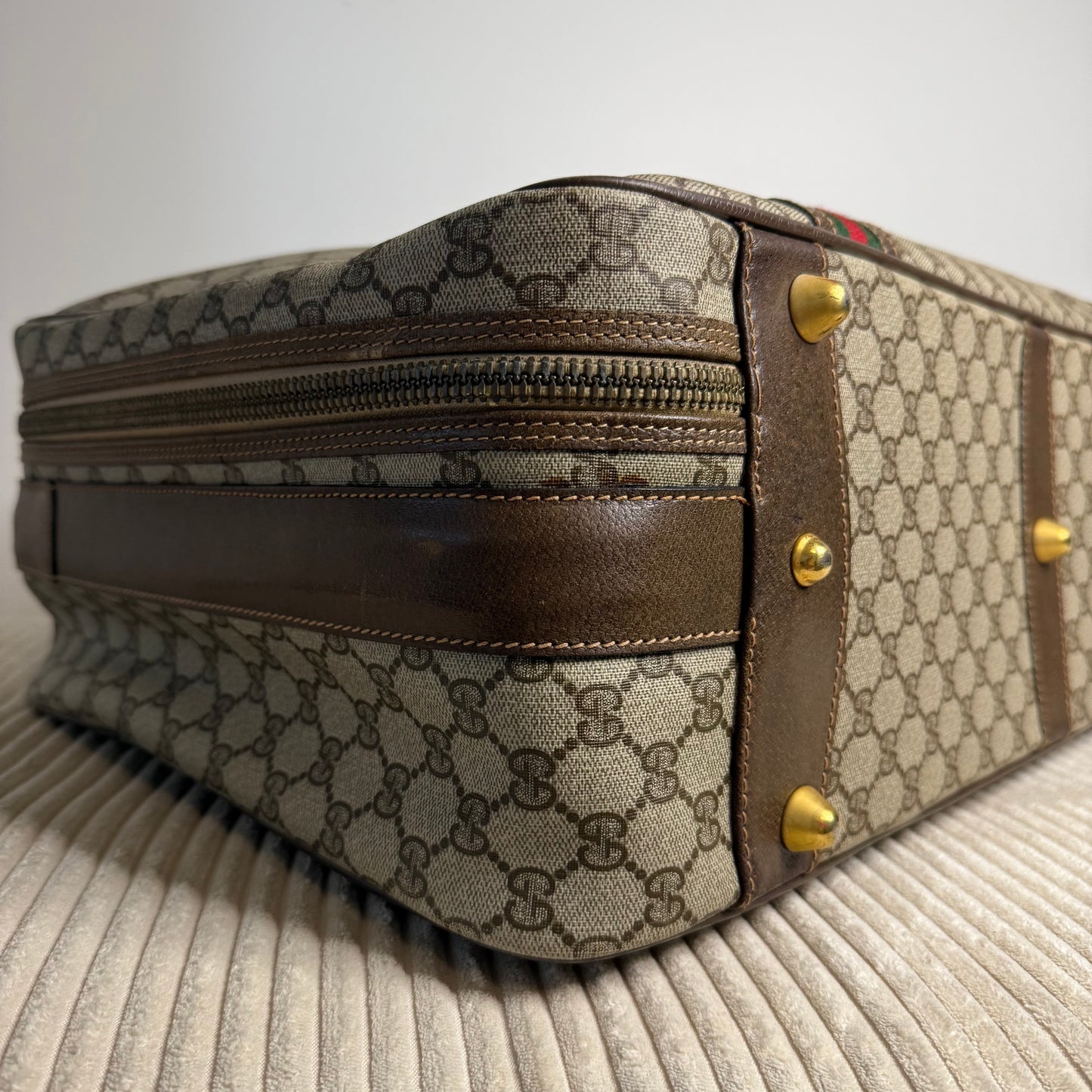 Gucci Web Supreme Suitcase