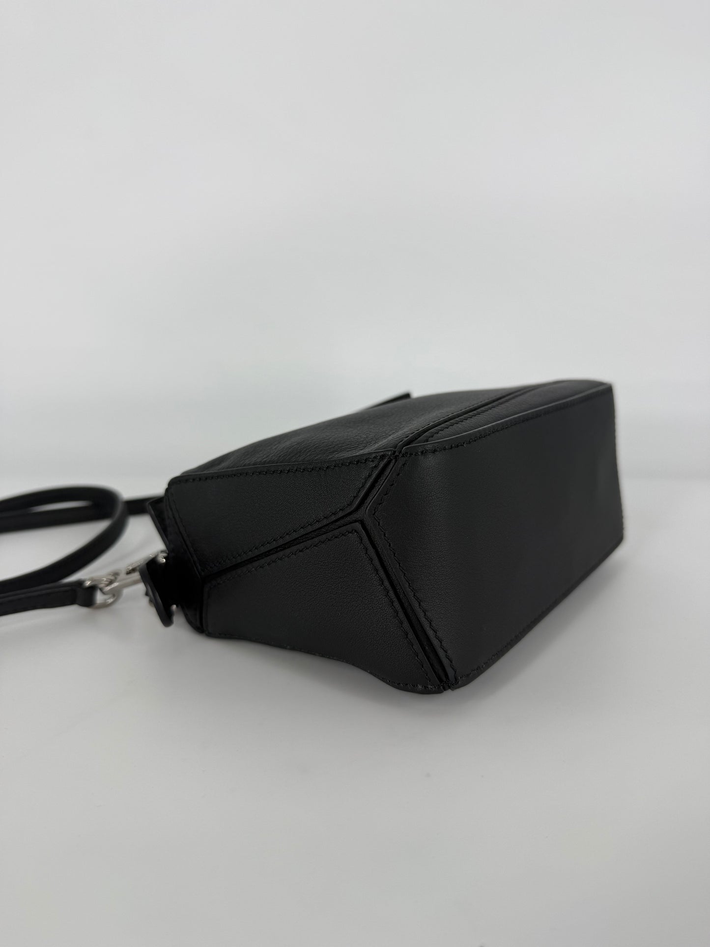 LOEWE Mini Puzzle – Black Leather