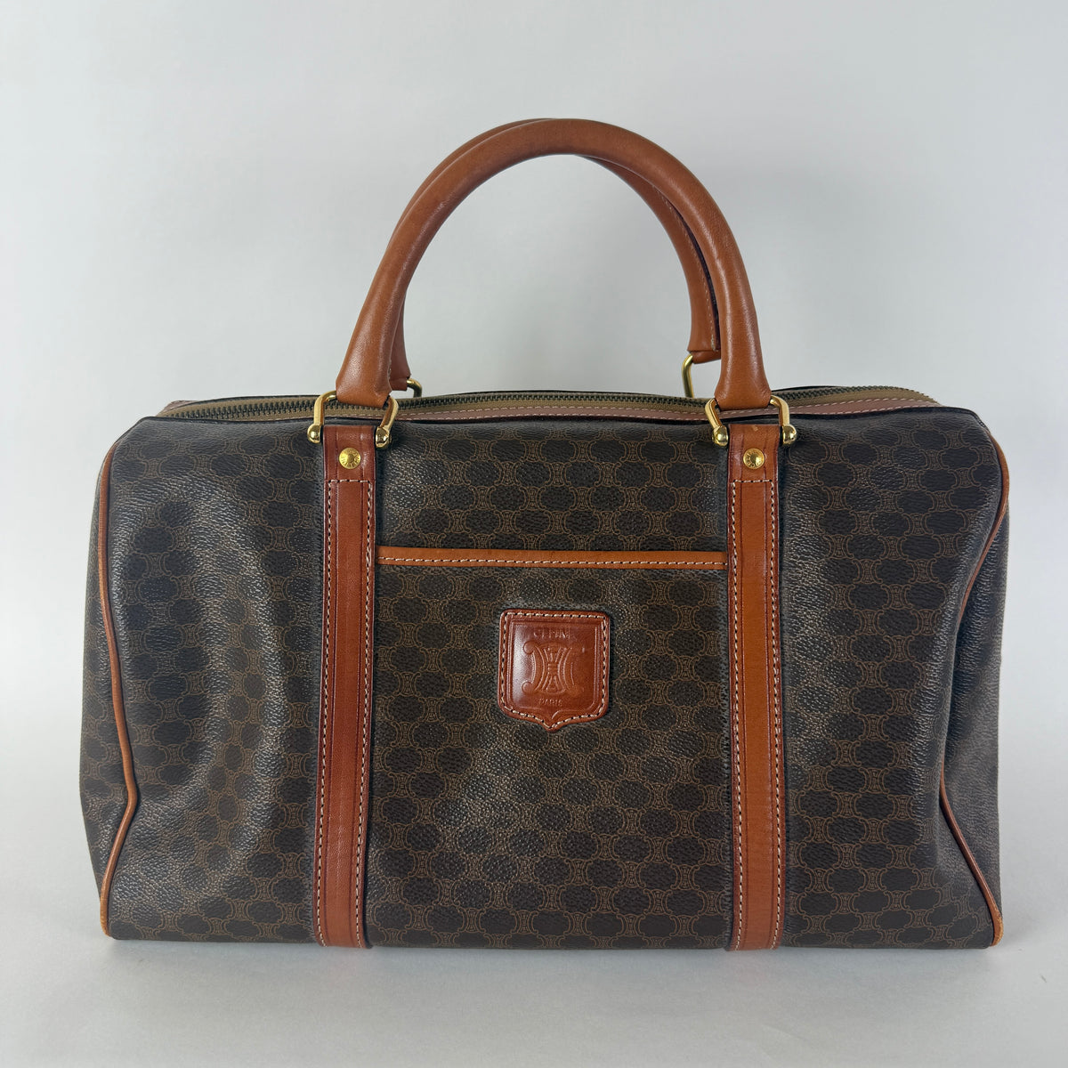 Vintage Boston Bag — Macadam Canvas