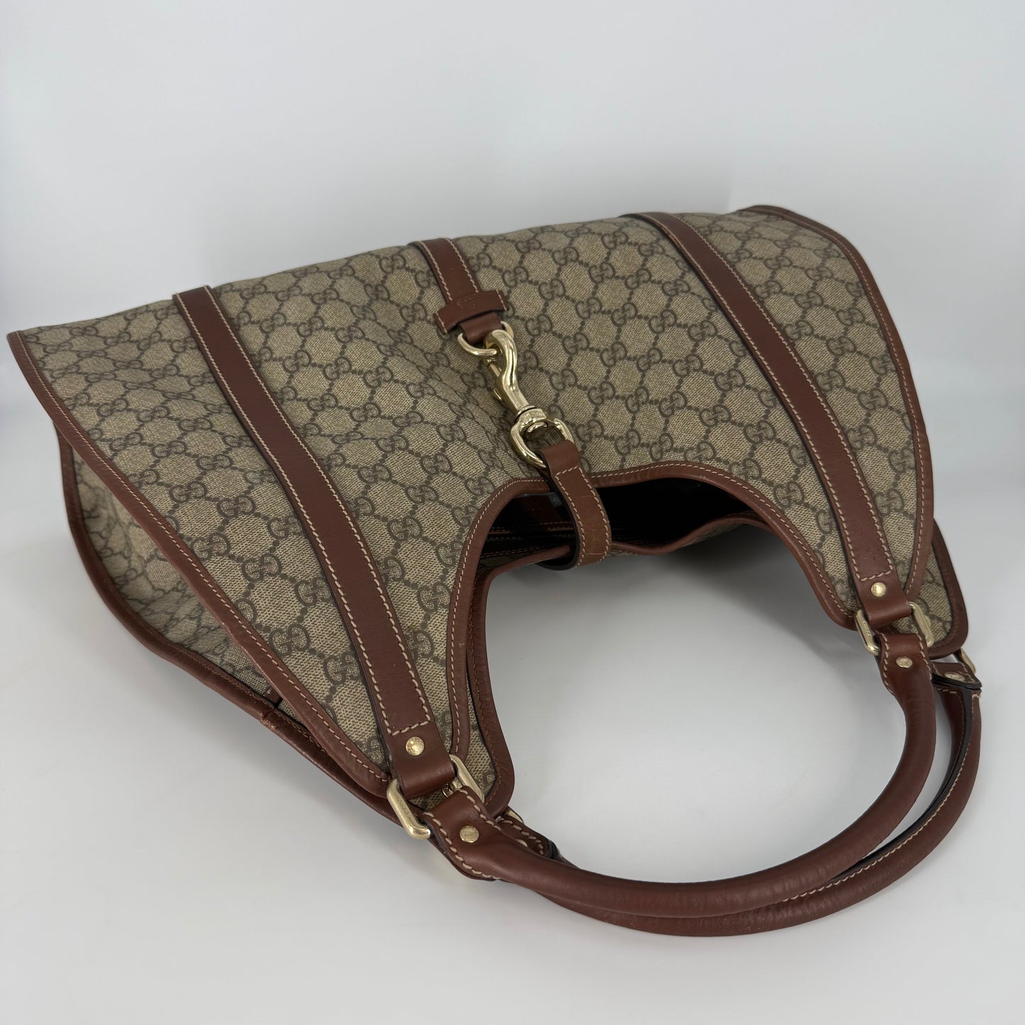 GUCCI GG Supreme Jackie Hobo – Large