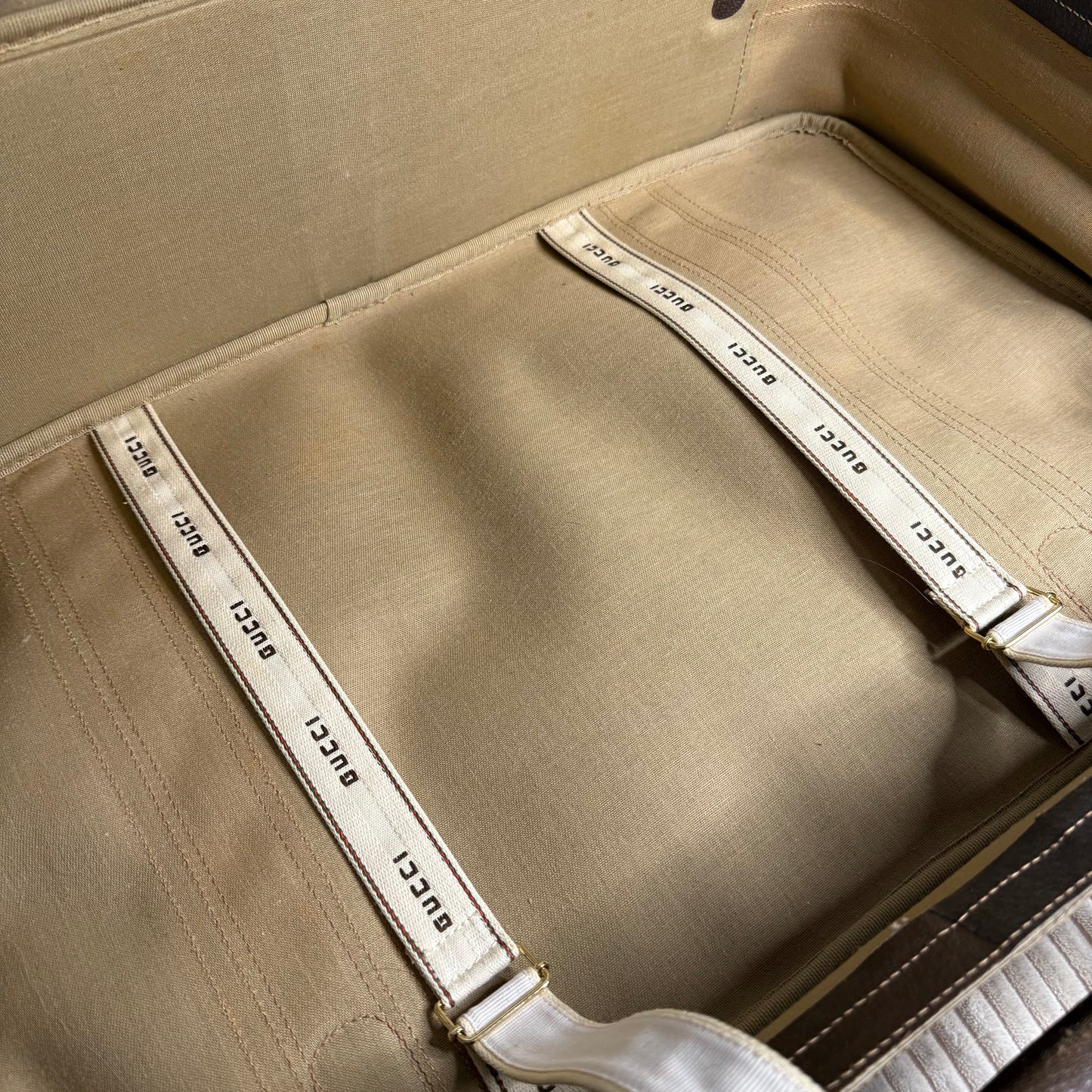 Gucci Web Supreme Suitcase