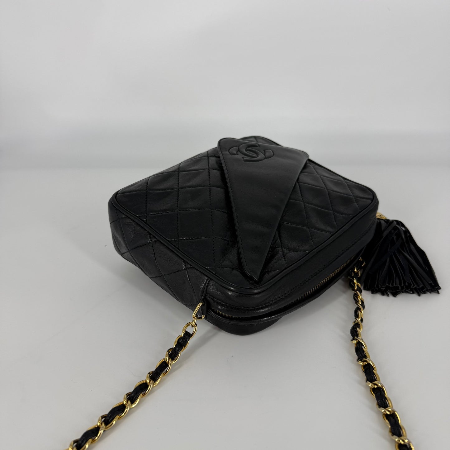 CHANEL Vintage 24-Karat Gold Camera Bag