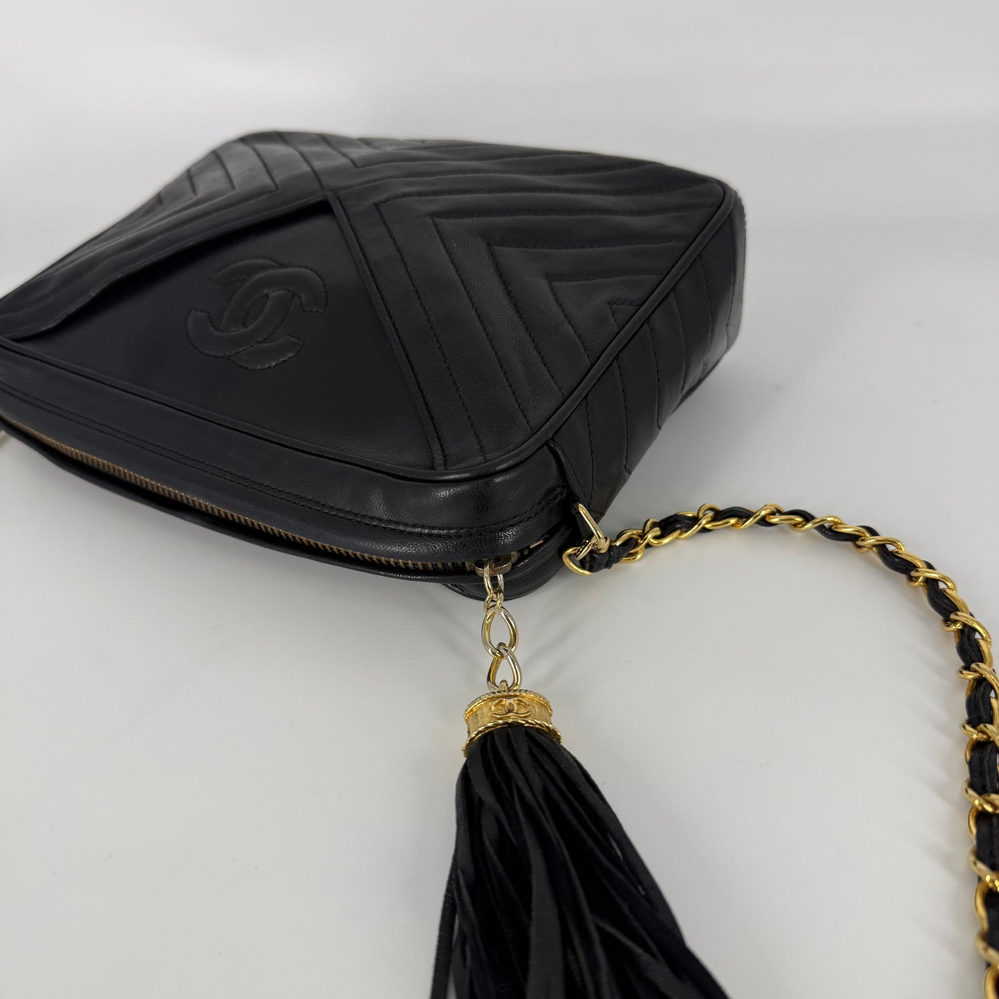 CHANEL Camera Bag – Lambskin 24K-Gold