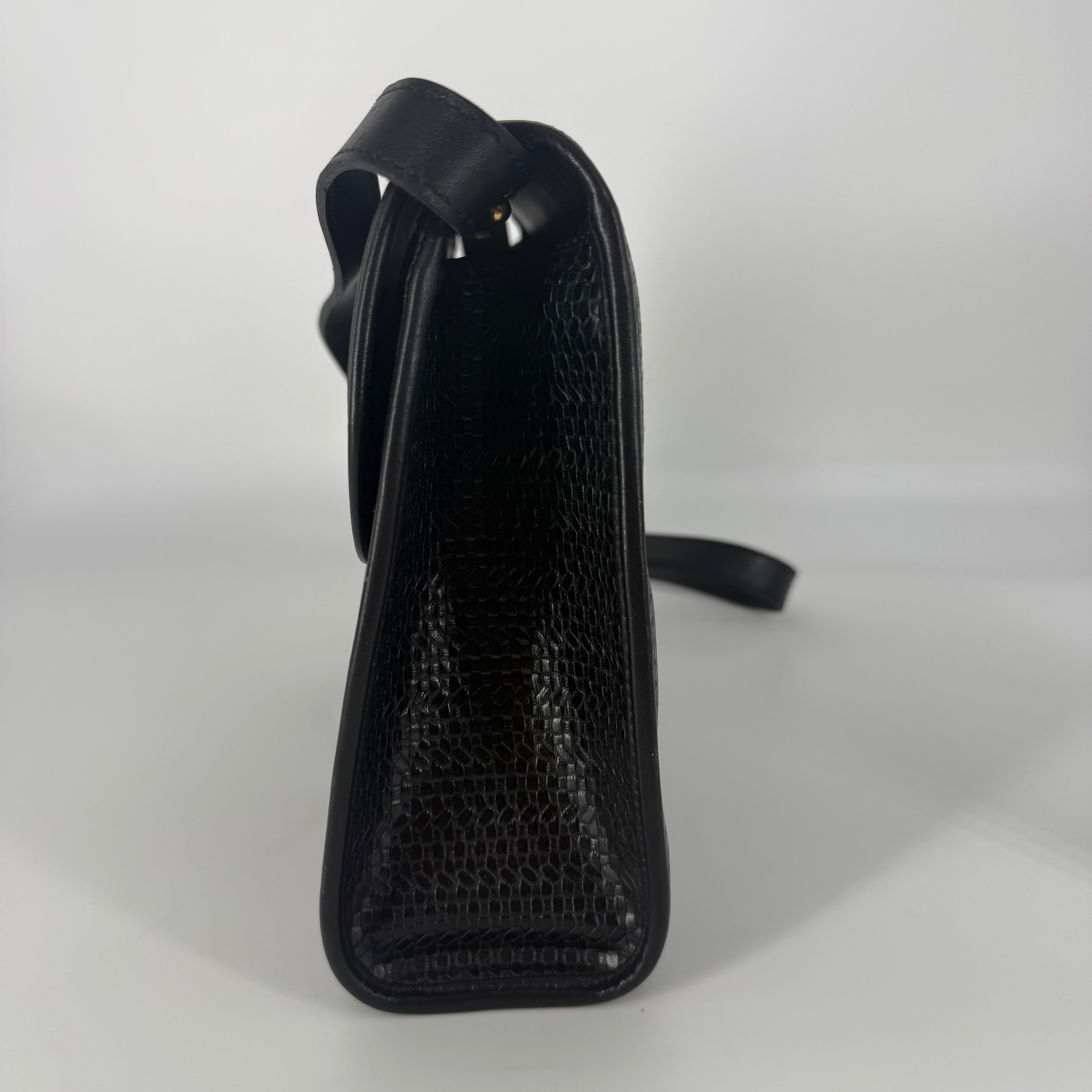 Woven Leather Bag