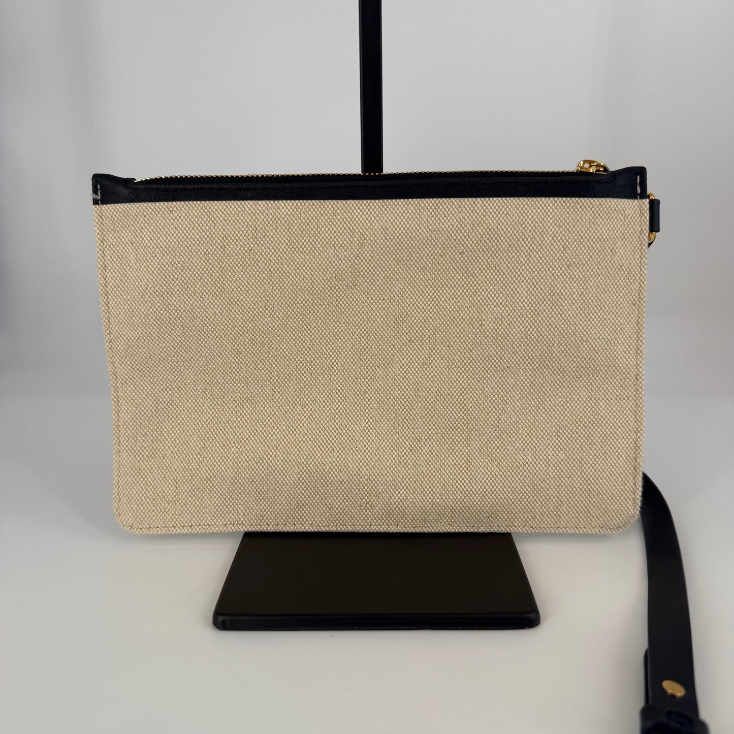 BURBERRY Canvas Tote Bag with Interior Pouch